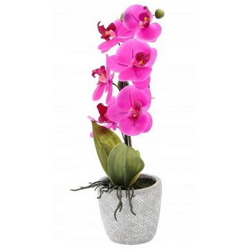 Künstliche Zimmerpflanze Künstliche Orchidee im Topf, rosa 35 cm, Sarcia.eu