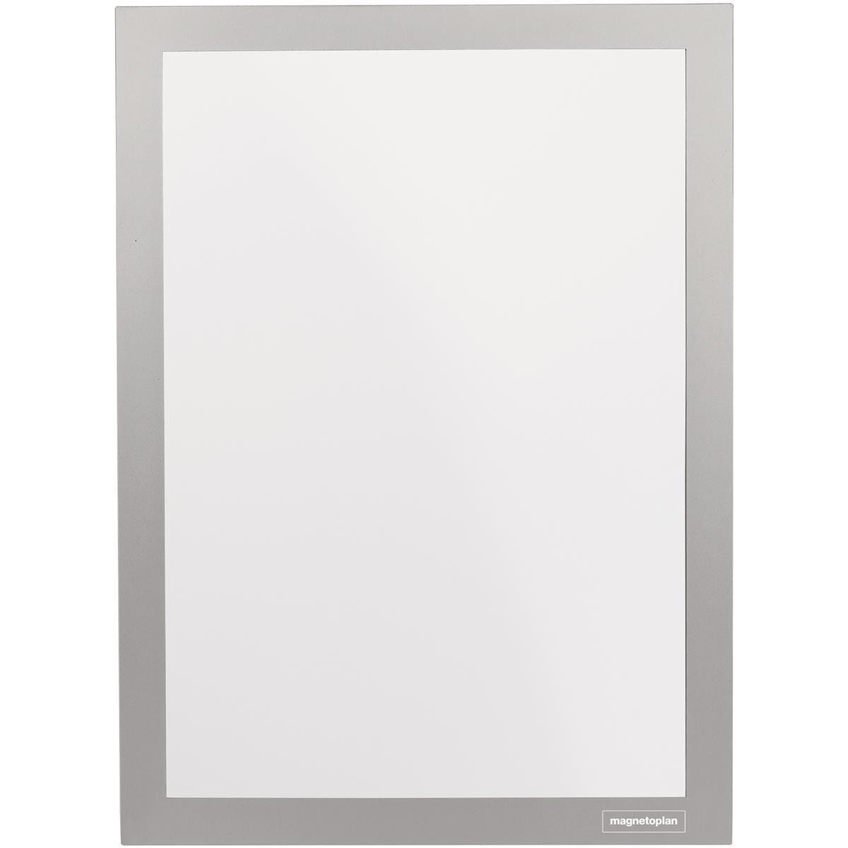 magnetoplan® Magnet 2 magnetoplan Magnetrahmen selbstklebend Magnetofix silber A3