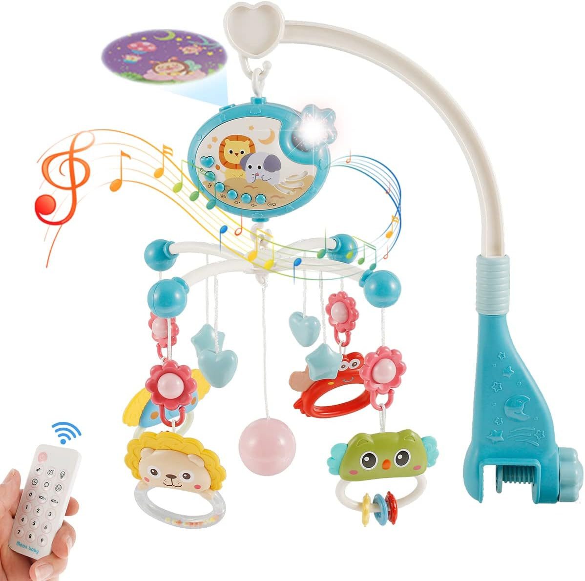 Mobile Mobile Baby Musik Mobile Babybett mit Musik und Licht und Projektor