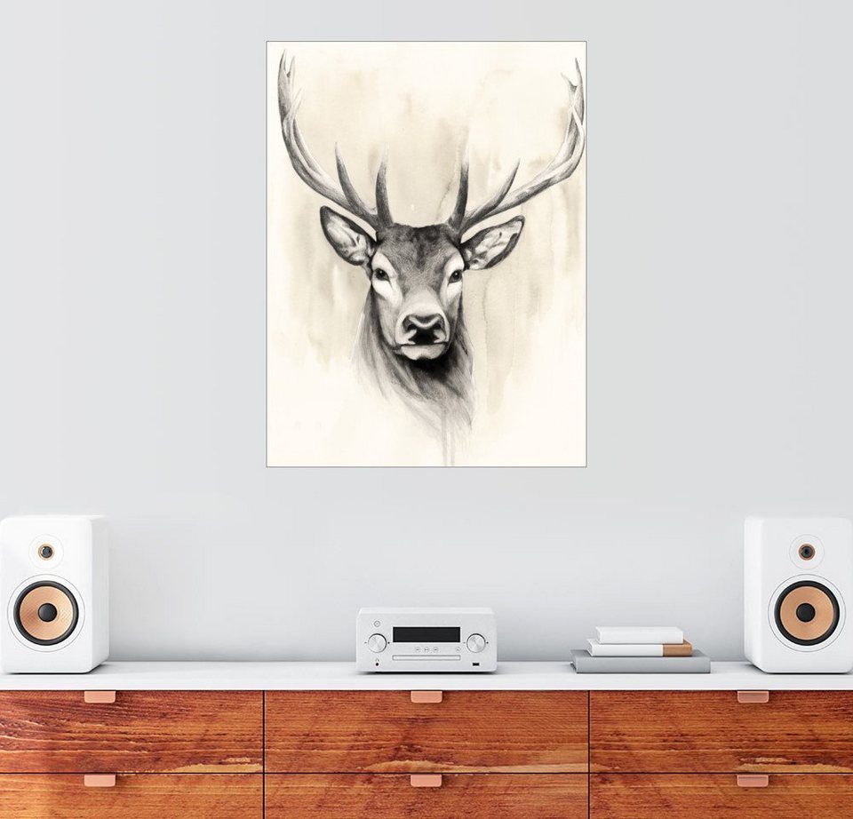 Grace Popp Premium-Poster Waldland Tiere I