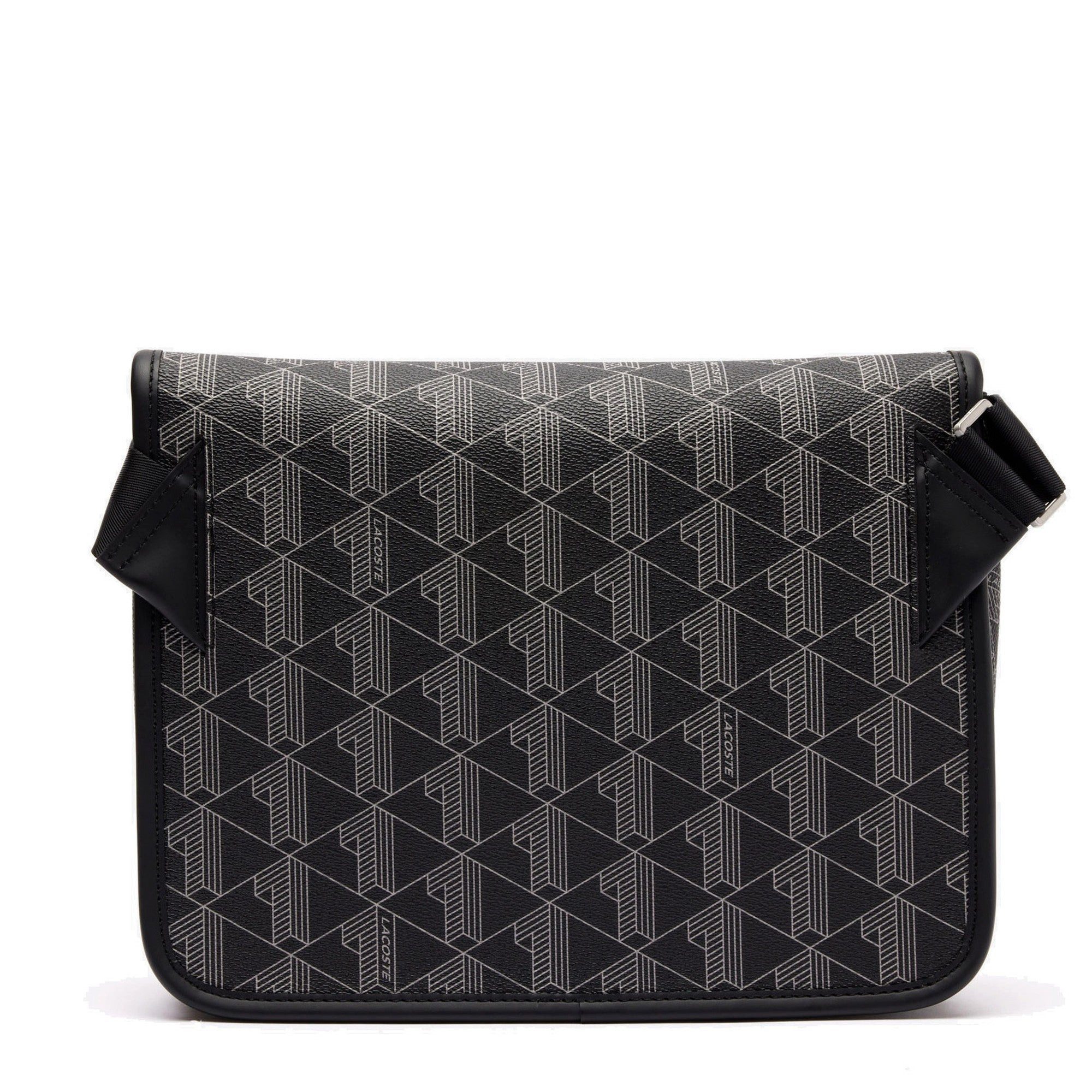 Lacoste Umhängetasche The Blend Messenger - Umhängetasche L 29 cm (monogram noir gris)