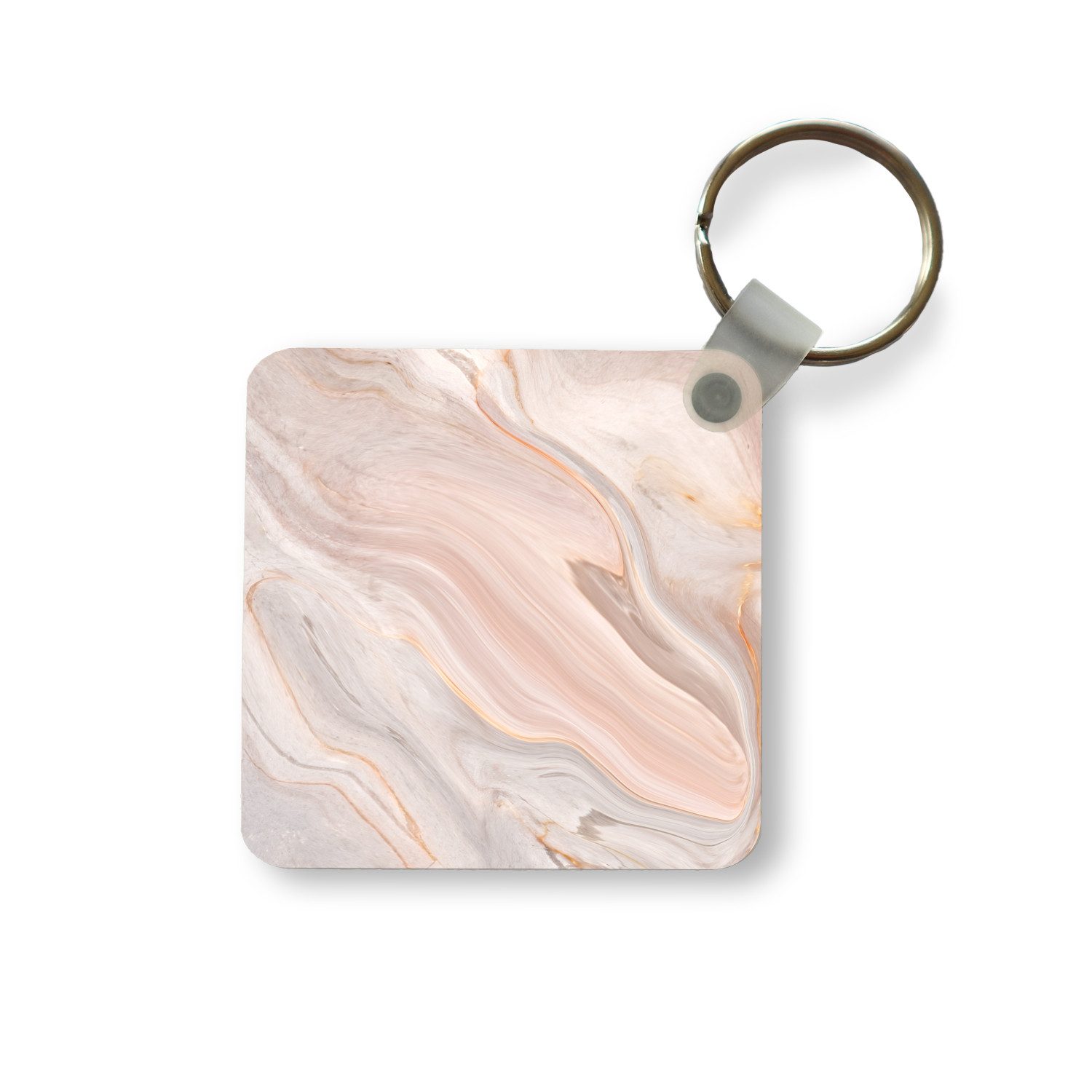 Schlüsselanhänger Marmor - Muster - Pastell - Abstrakt - Marmoroptik - Luxe