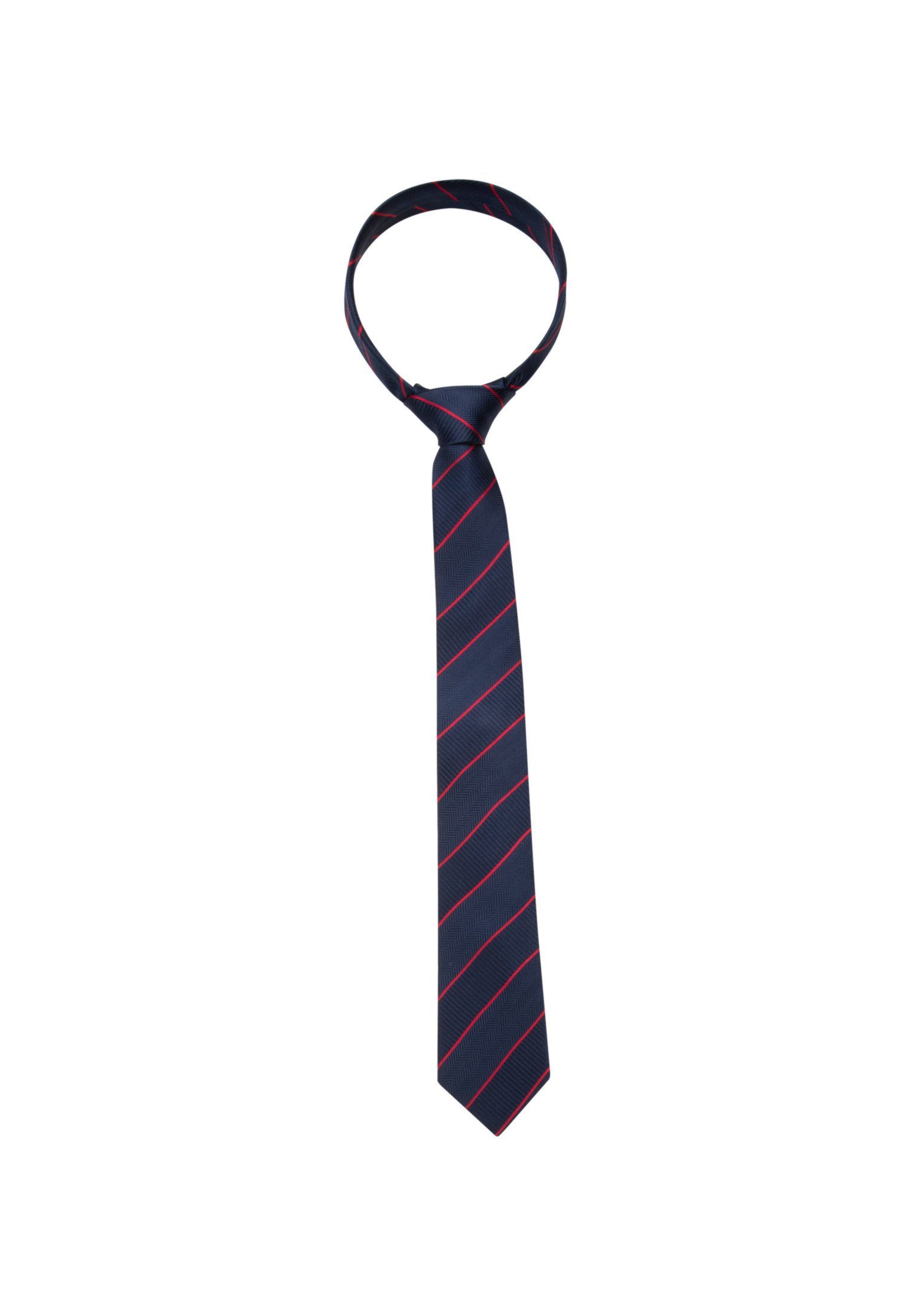 Krawatte Schwarze seidensticker Breit Rose (7cm) Wascheigenschaft: Streifen, waschen nicht