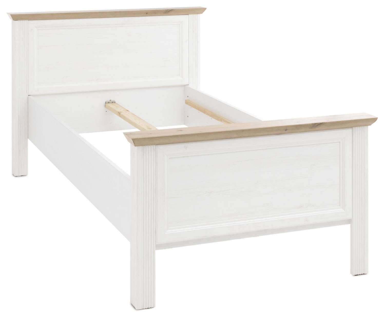 Schlafkontor Holzbett Einzelbett Jasmin 100 x 200 cm