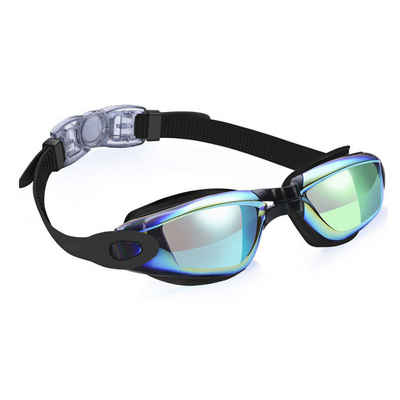 CoolBlauza Taucherbrille Schwimmbrille - UV-Schutz & Antibeschlag Taucherbrille, (1-St., für Erwachsene, Herren, Damen und Jugendliche zum Schwimmen), Kein Auslaufen & Verstellbare Silikon Riemen