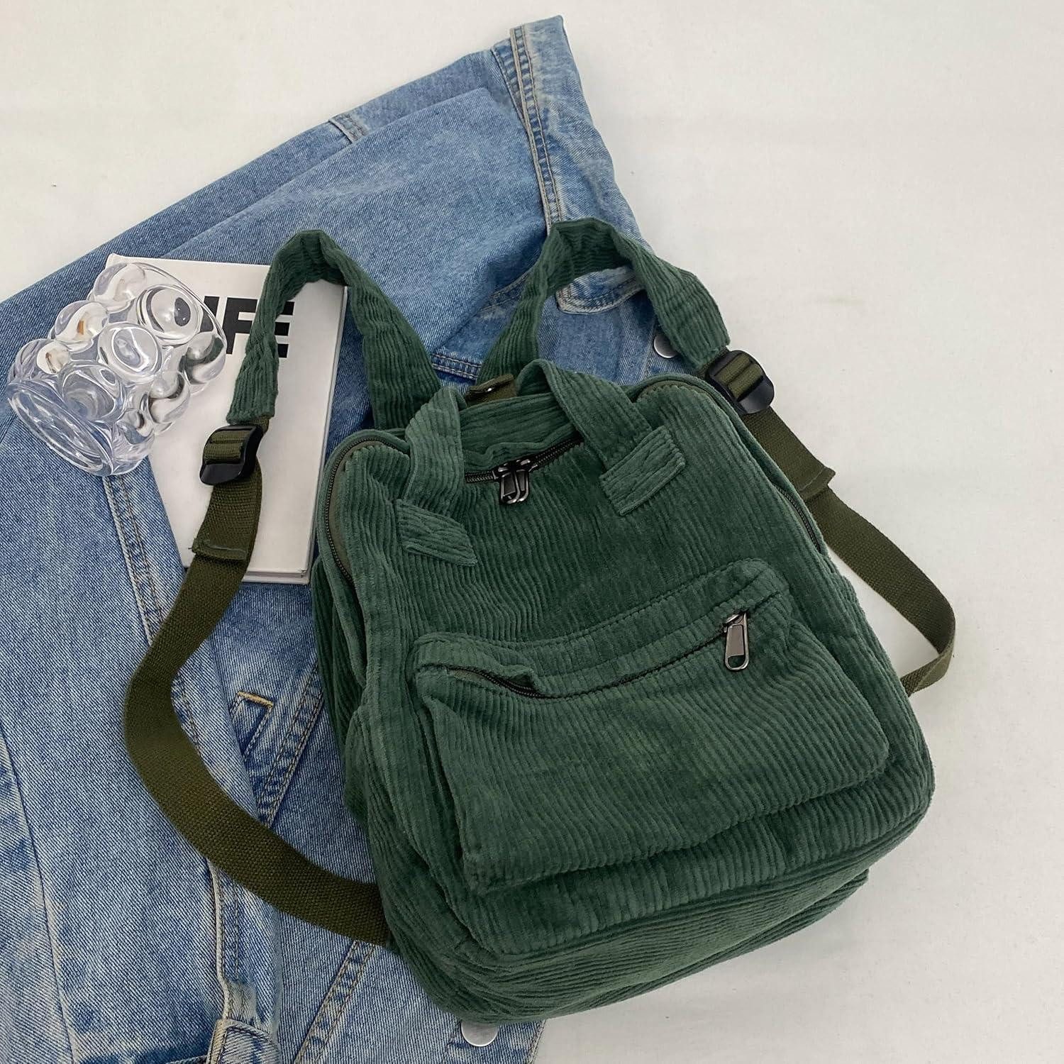 LuxusKollektion Minirucksack Damen Rucksack Klein Cord Cityrucksack Daypack Lässig Schule