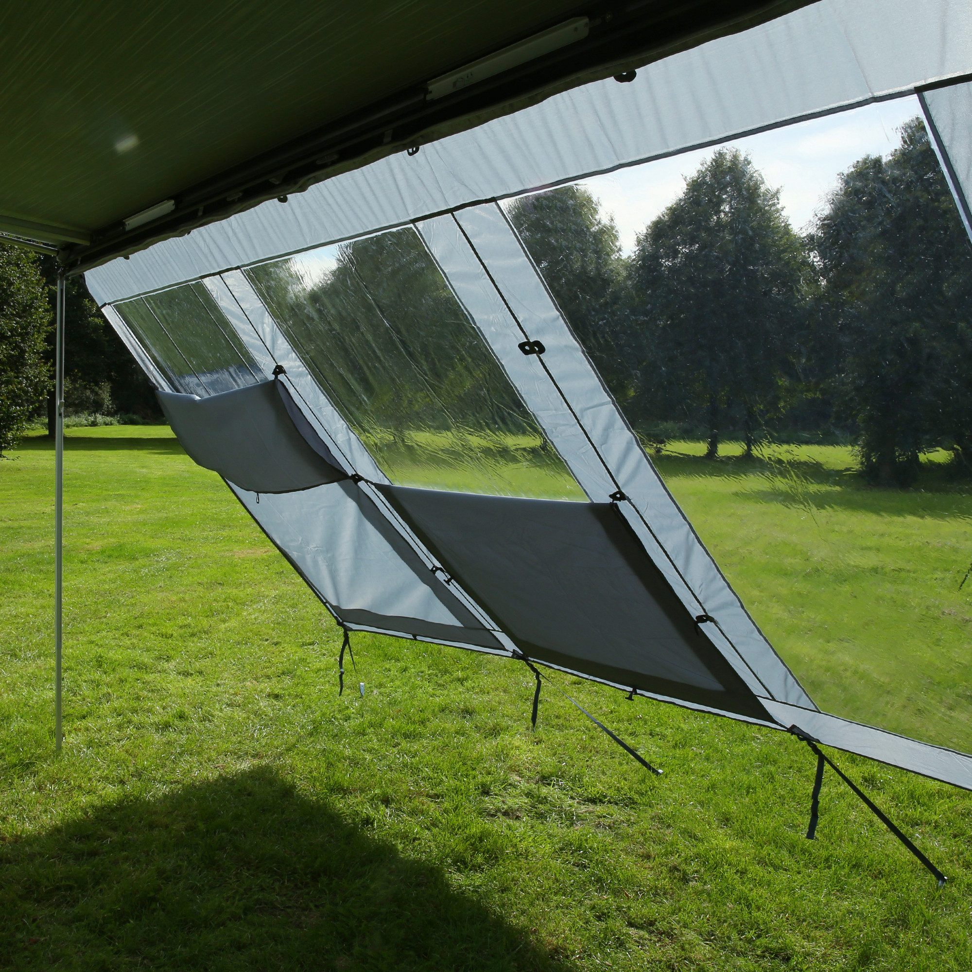 yourGEAR Vorzelt your GEAR Panorama Wall 2,4 x 2 m Vorderwand Sonne Wind Regen Schutz, Personen: 0 – Bild 4 von 5