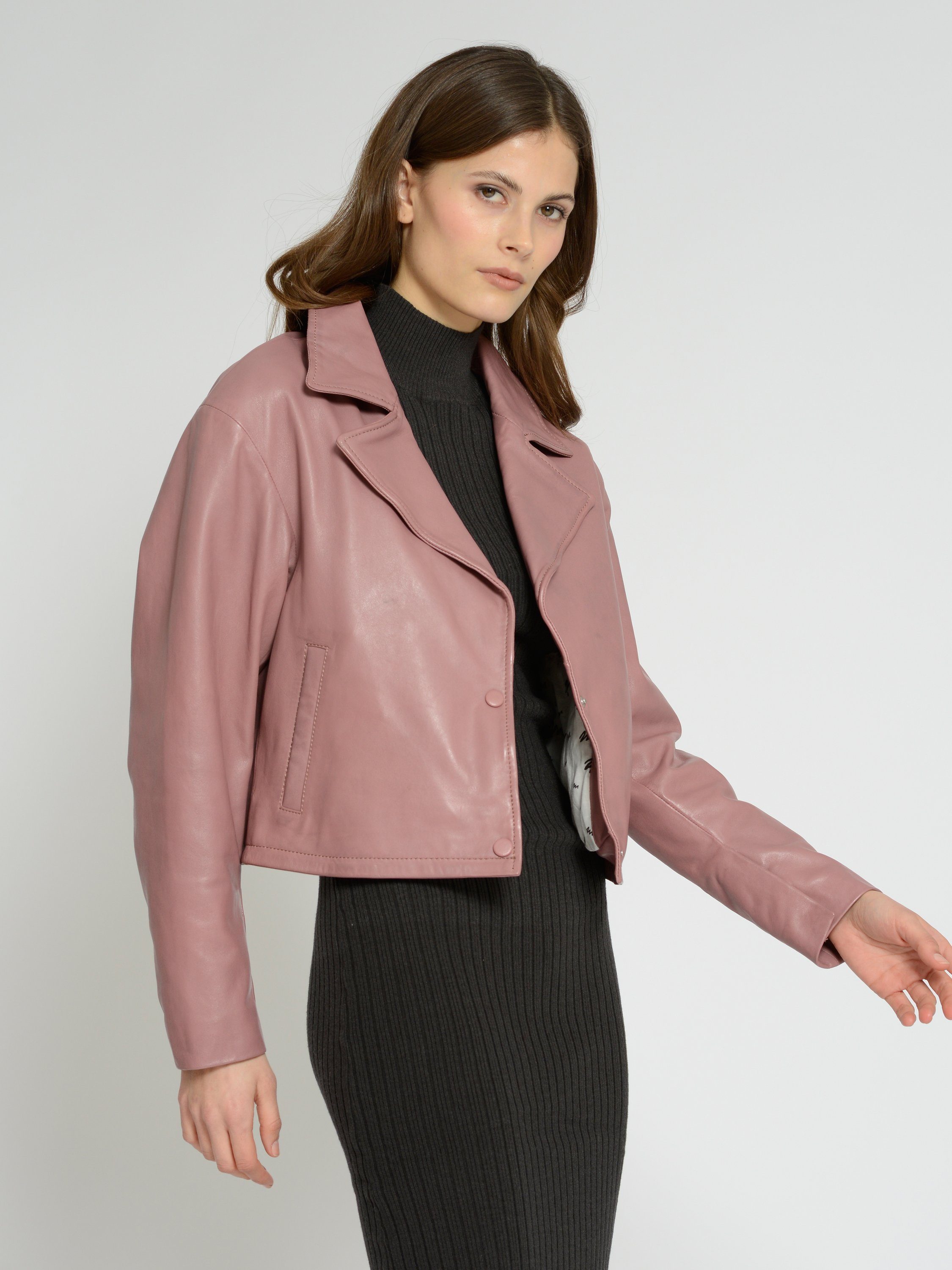 Heutige Neuankömmlinge Maze Lederjacke 42021293 rose deep