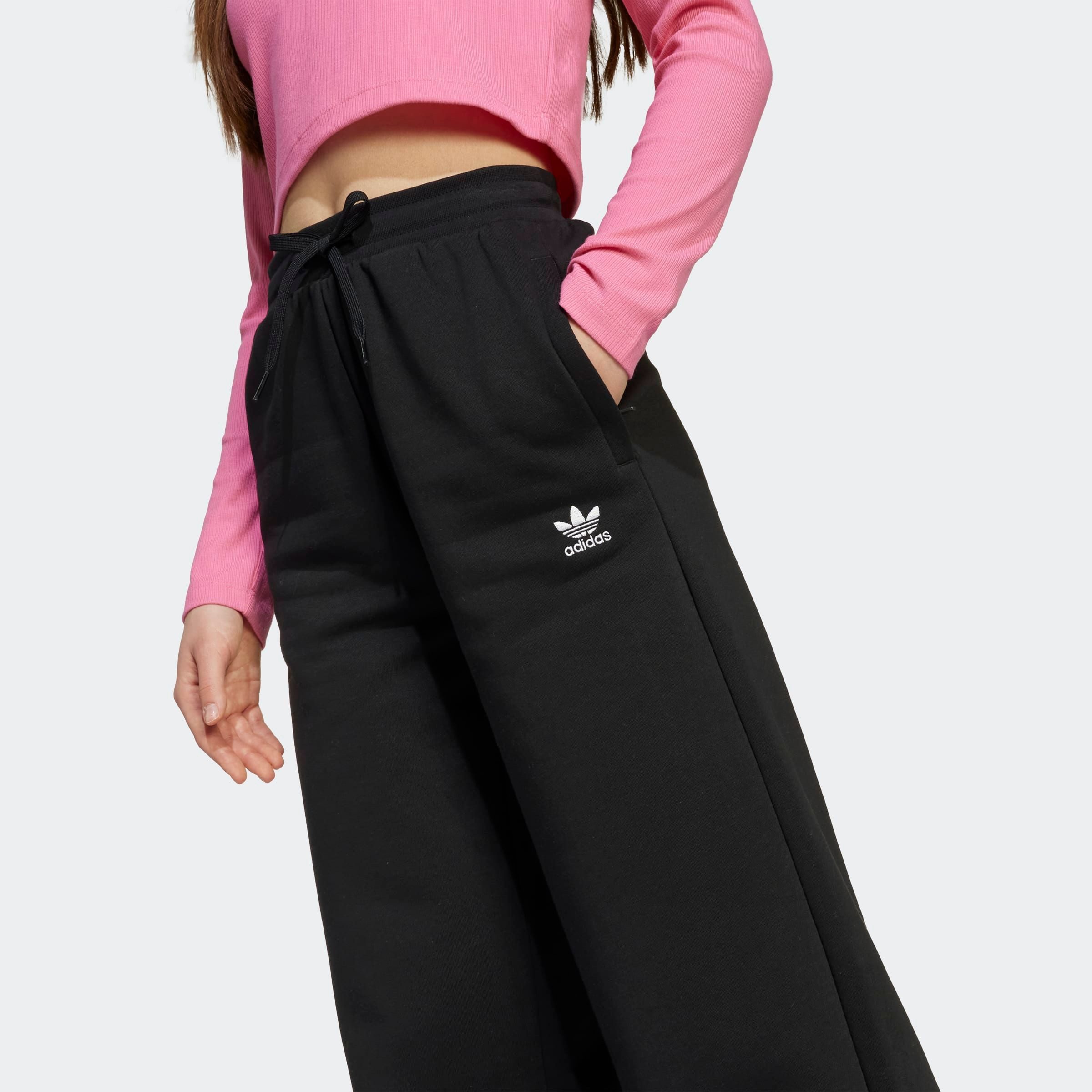 adidas Originals Sporthose, WEITES BEIN für Kinder und Teens, lockerer Schnitt, mit Kordelverschluss – Bild 3 von 5