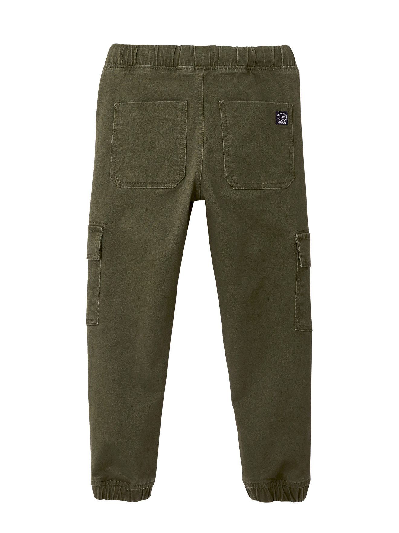 vertbaudet Stoffhose Jungen Cargohose mit Dehnbund Bundweite verstellbar – Bild 2 von 5