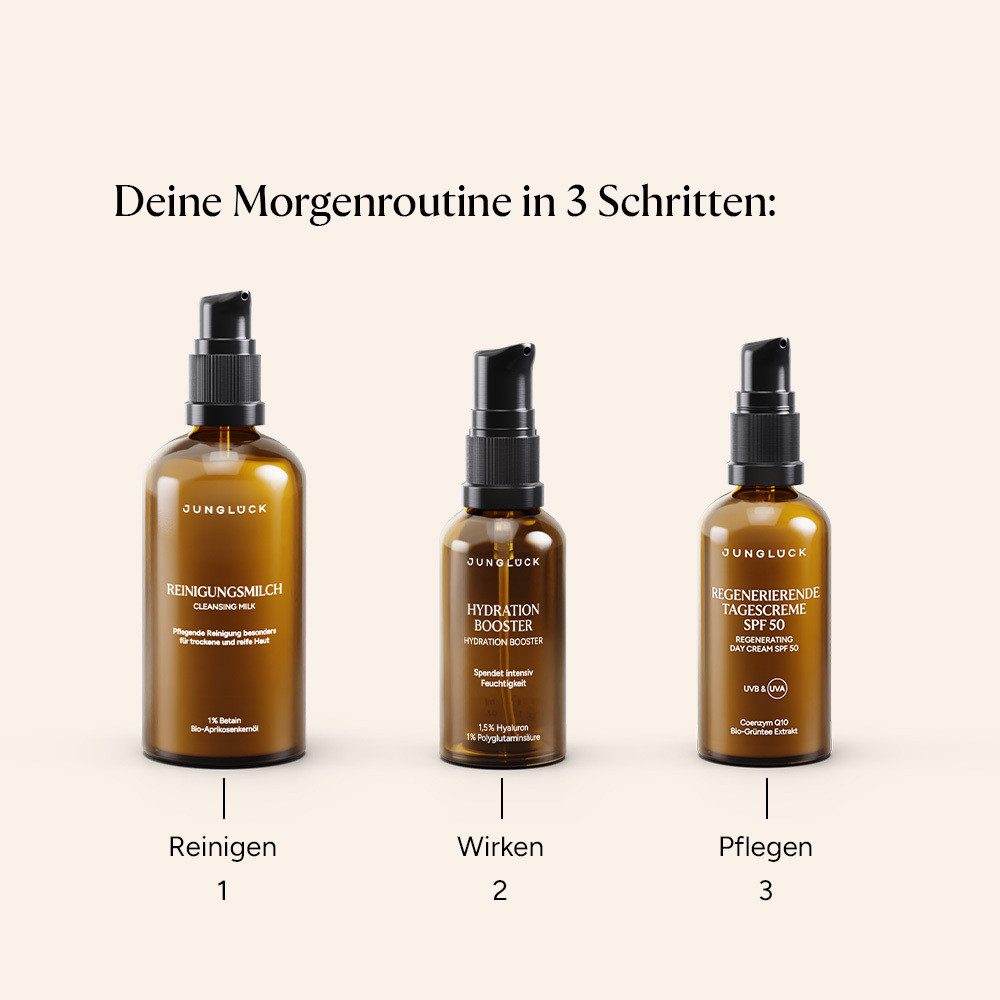JUNGLÜCK Hautpflege-Set Set Starke Trockenheit reduzieren mit SPF 50, 1-tlg., Spendet extra viel Feuchtigkeit & nährende Pflege