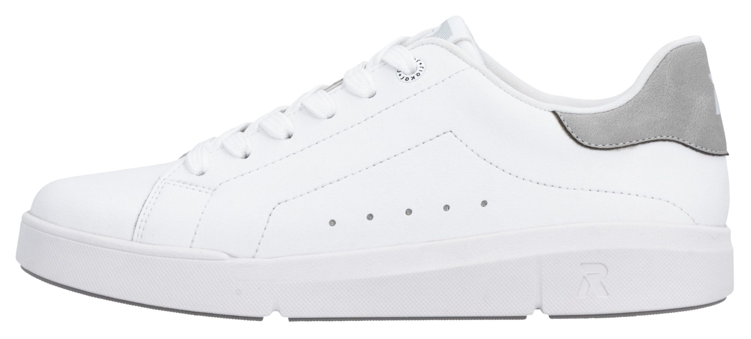 Rieker Sport Sneaker in monochromer Optik, Freizeitschuh, Halbschuh, Schnürschuh