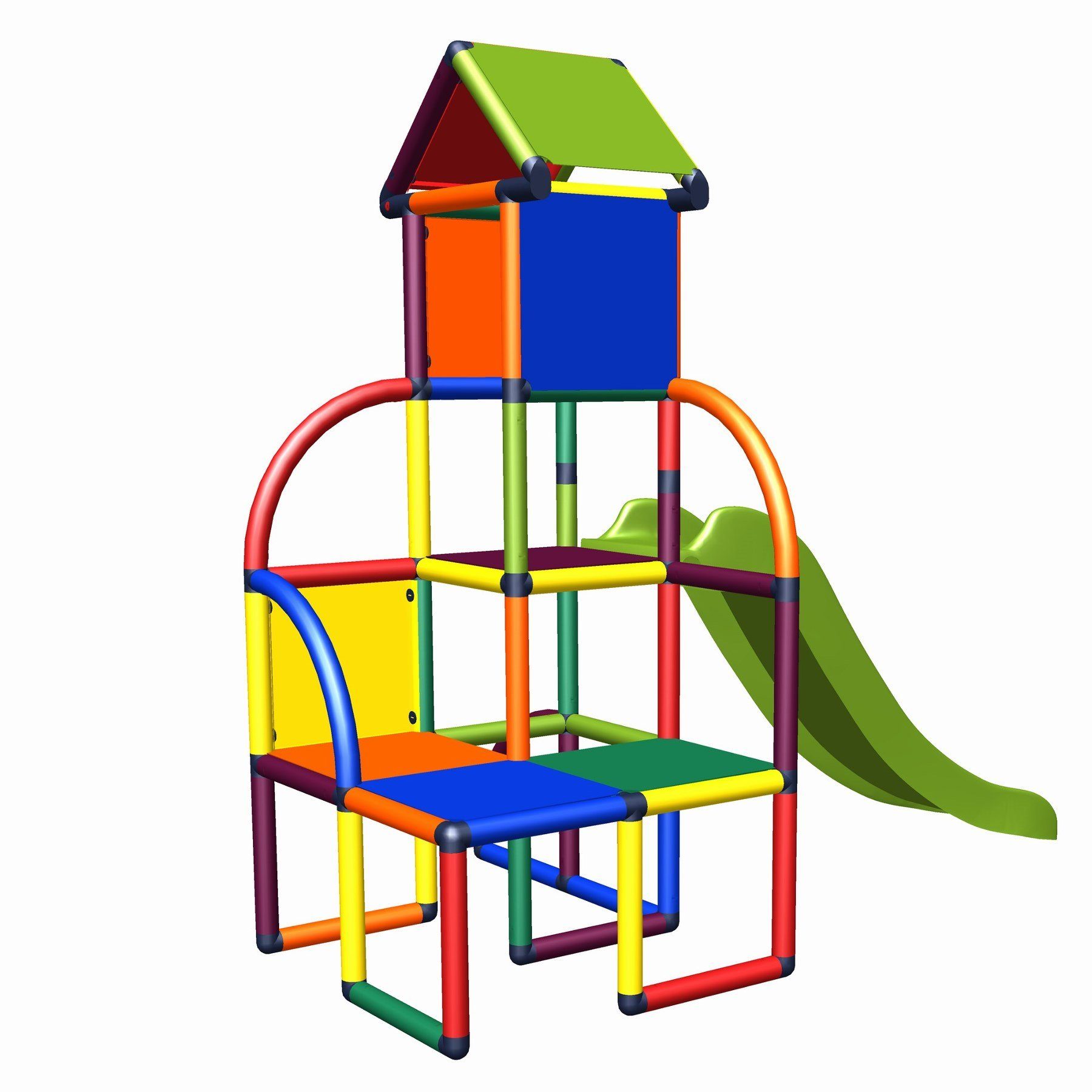 Move And Stic Plateau 40x40 Cm Rouge Avec Cloche Montée Gris