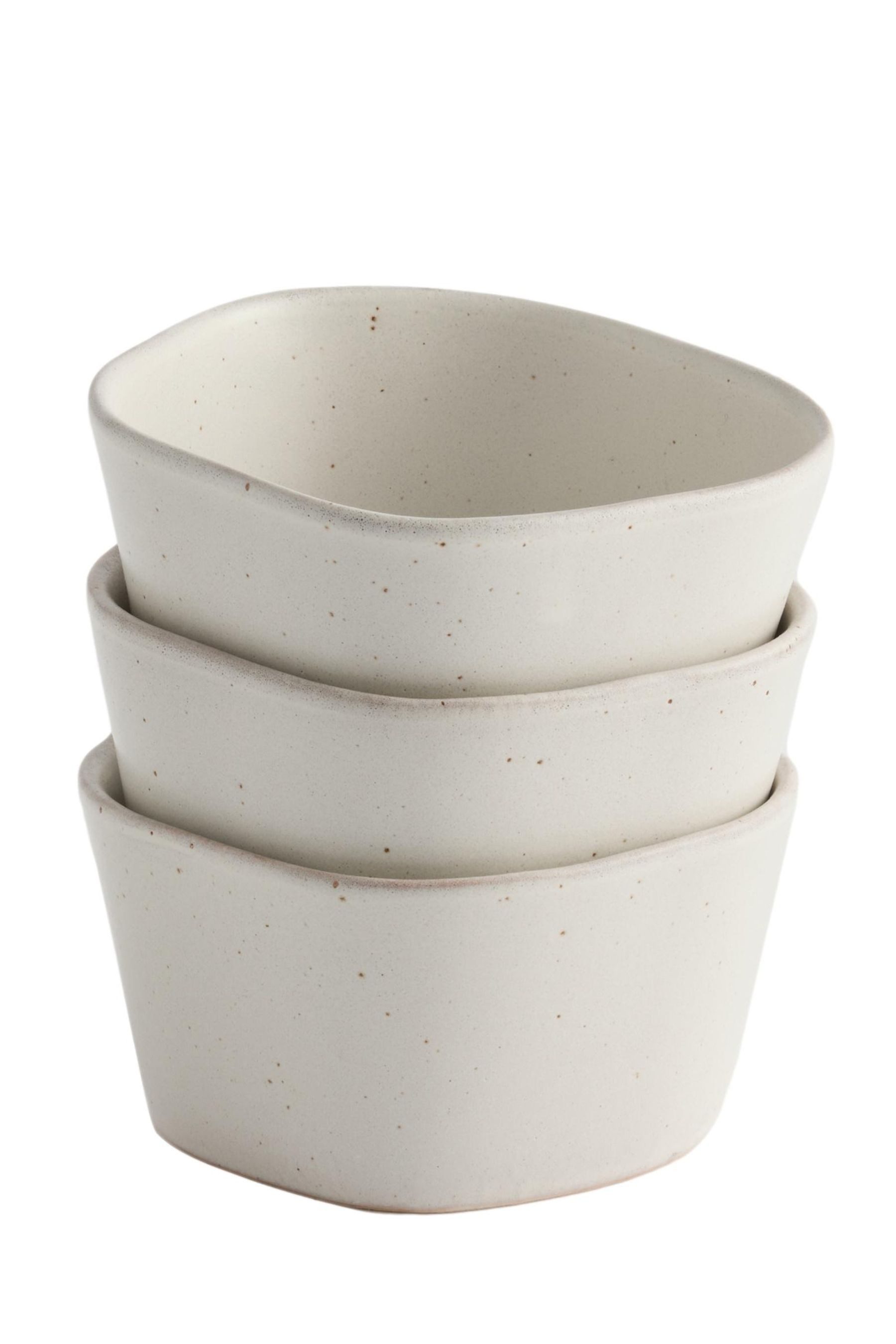 Next Snackschale Lana stapelbare Snackschalen, 3er-Set, Steingut, (1-tlg)