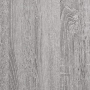 vidaXL Regal Wandregal mit Stange Grau Sonoma 20x25x30 cm, 1-tlg.
