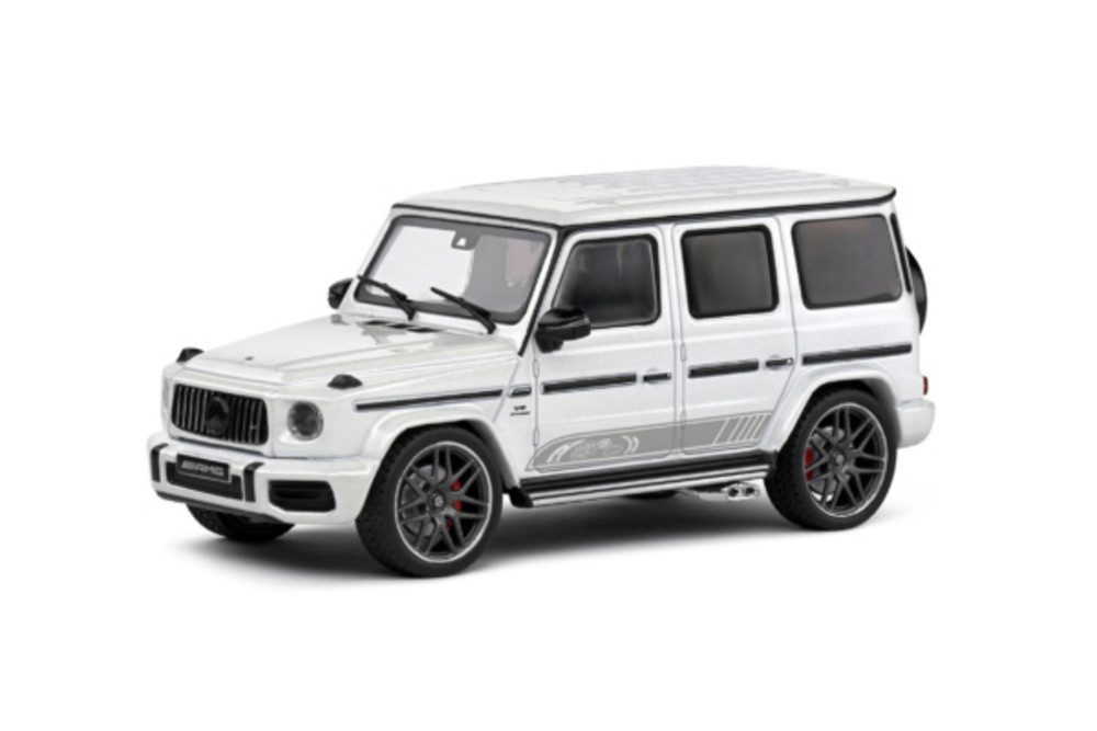 Solido Modellauto Mercedes G63 AMG 2022 weiß, Maßstab 1:43