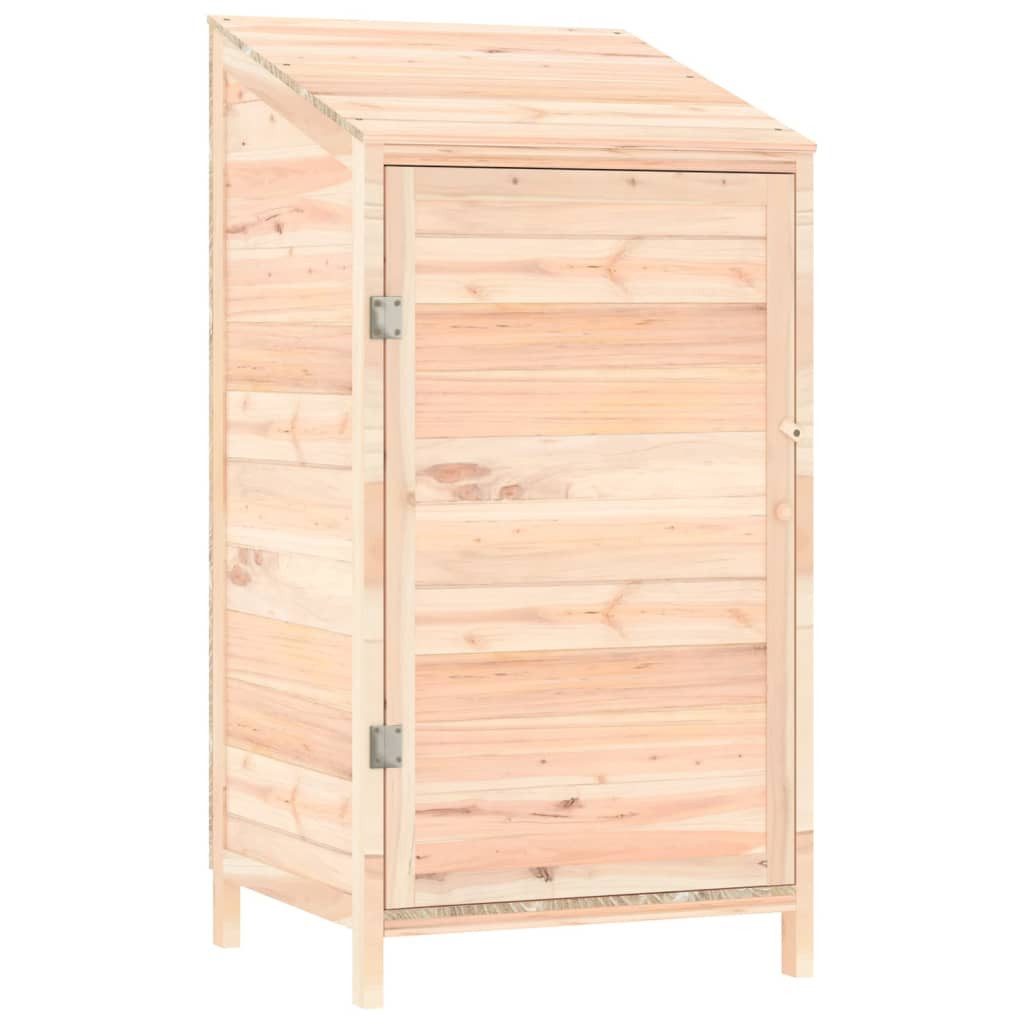 vidaXL Garten-Geräteschrank 55 x 52 x 112 cm Geräteschuppen 55x52x112 cm Massivholz Tanne Garten S