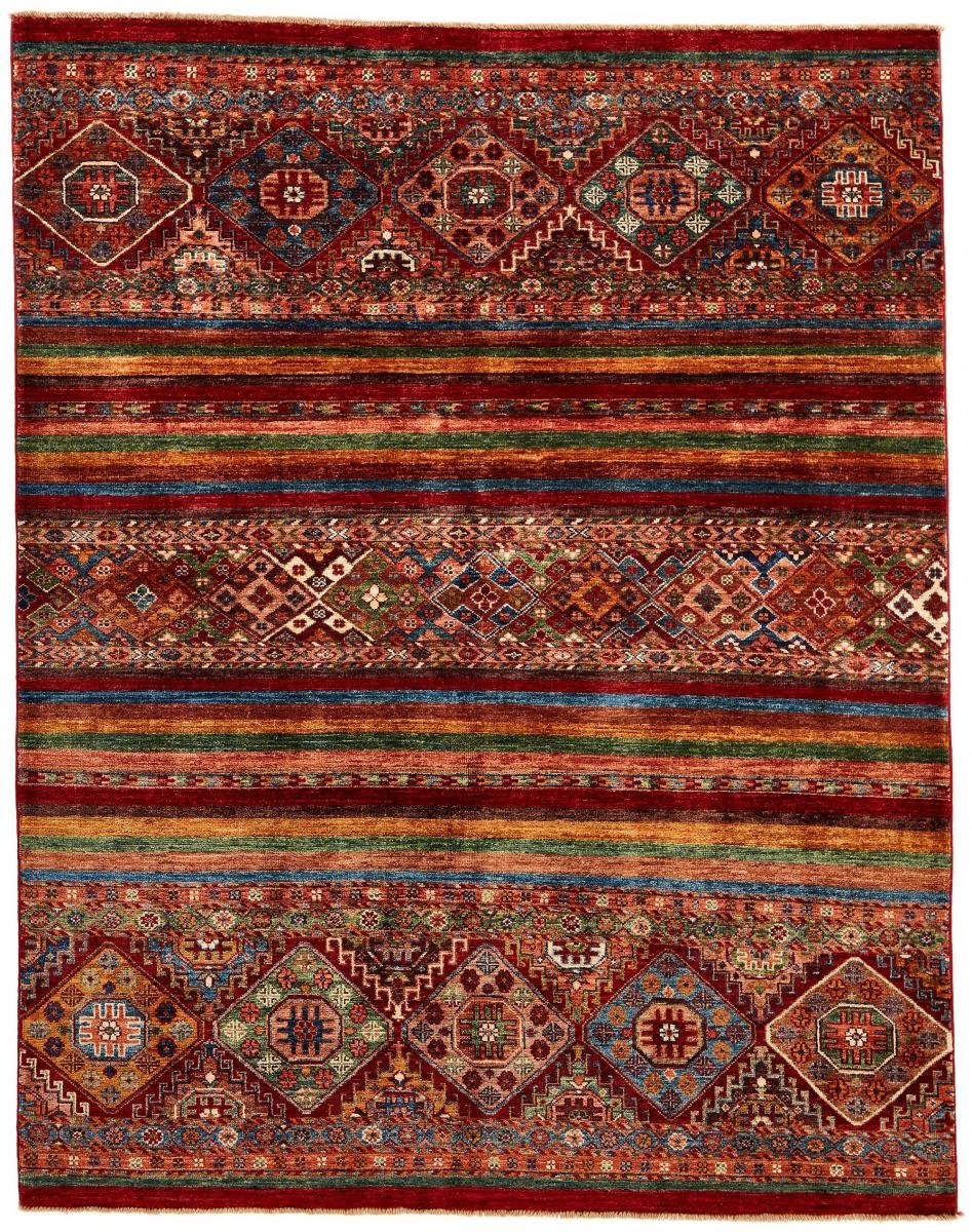 Orientteppich Arijana Shaal 153x196 Handgeknüpfter Orientteppich, Nain Trading, rechteckig, Höhe: 5 mm