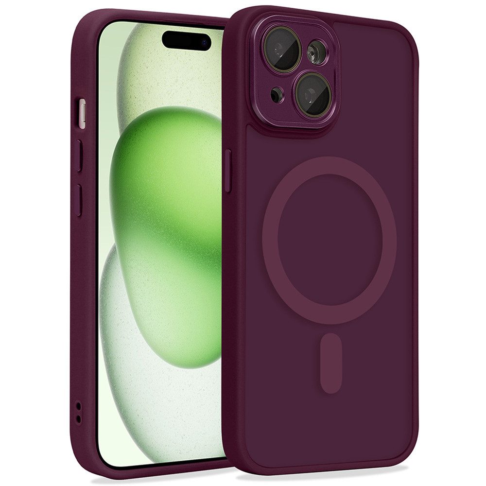 FITSU Handyhülle Schutzhülle für iPhone 15 Hülle mit Kameraschutz Case Handyhülle 6,1 Zoll, Handy Case für iPhone 15 Handyhülle, MagSafe kompatible Hülle