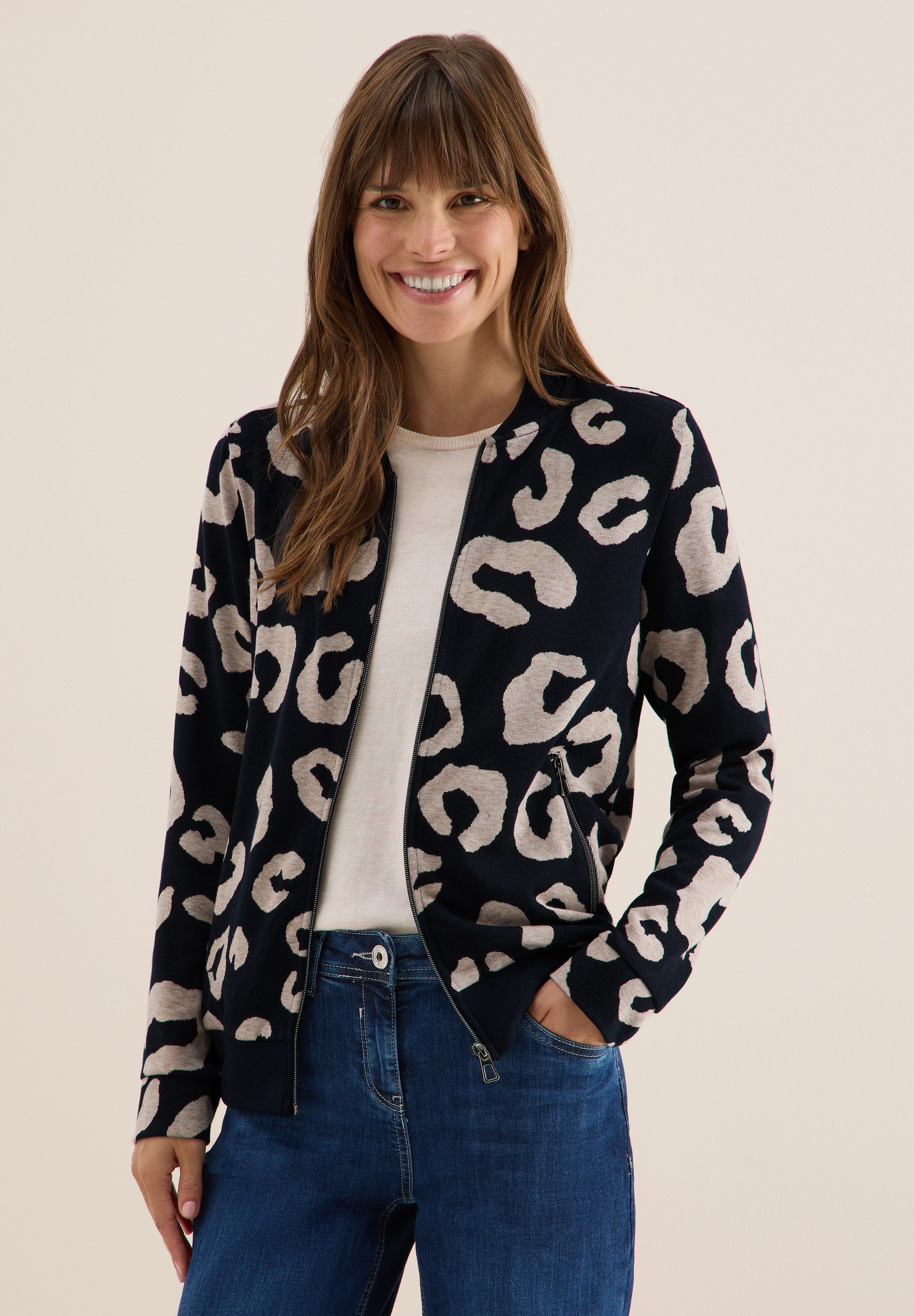 CECIL Blouson mit Leomuster günstig online kaufen