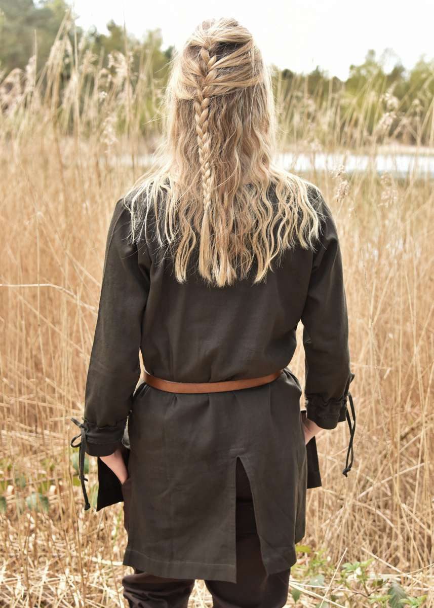 Battle Merchant Tunika Frauen-Tunika Ylva, olivgrün XXL günstig online kaufen