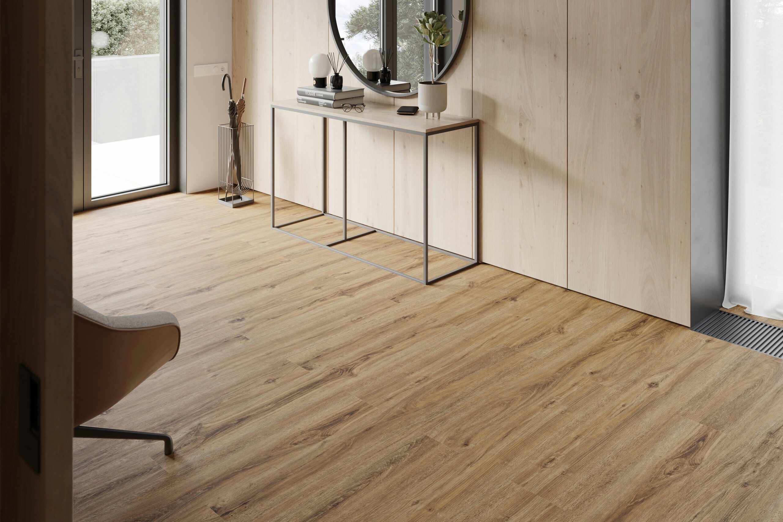 FALQUON GmbH Vinylboden THE FLOOR Wood, Klick-Dielen, Packung, In 1 Packung: 6 Paneele - 1,8m², 1 Packung: 6 Paneele - 1,8m²