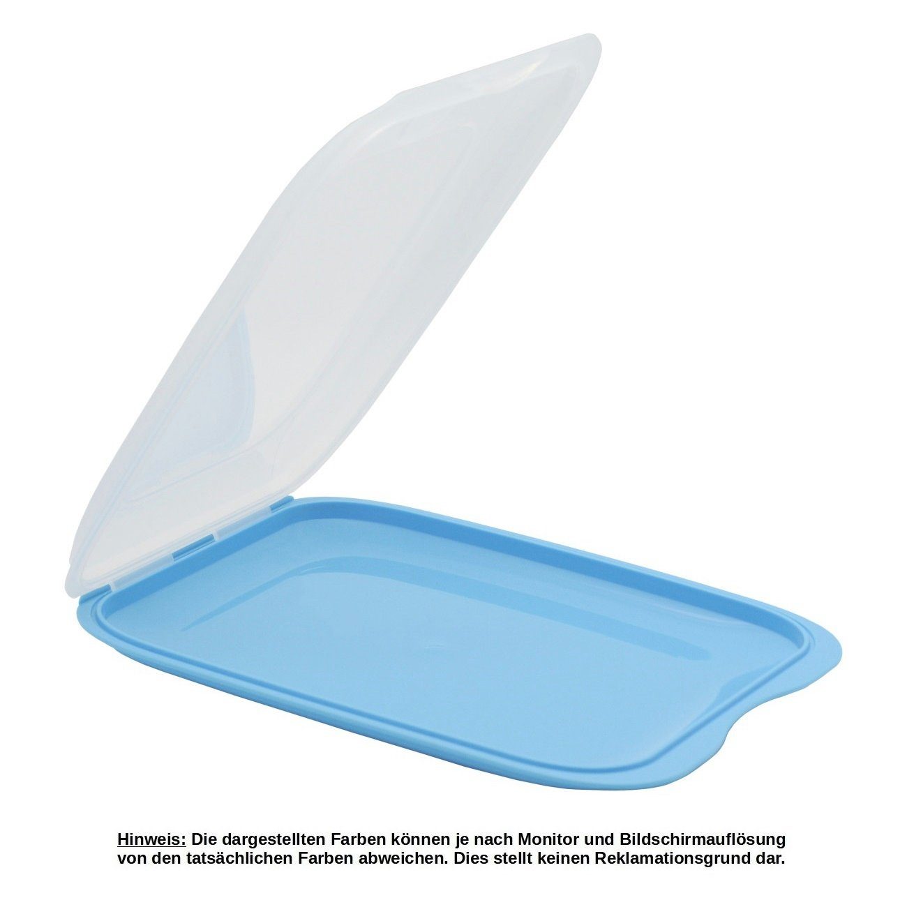 Engelland Frischhaltedose Aufschnittdosen, Aufschnittbox, PP-Kunststoff, BPA-frei, (Vorteils-Set, 4-tlg., mit transparentem Deckel), stapelbar, platzsparend, Or – Bild 2 von 5