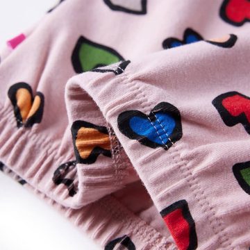 vidaXL Strickpullover Kinder-Sweatshirt mit Herzmuster Rosa 128