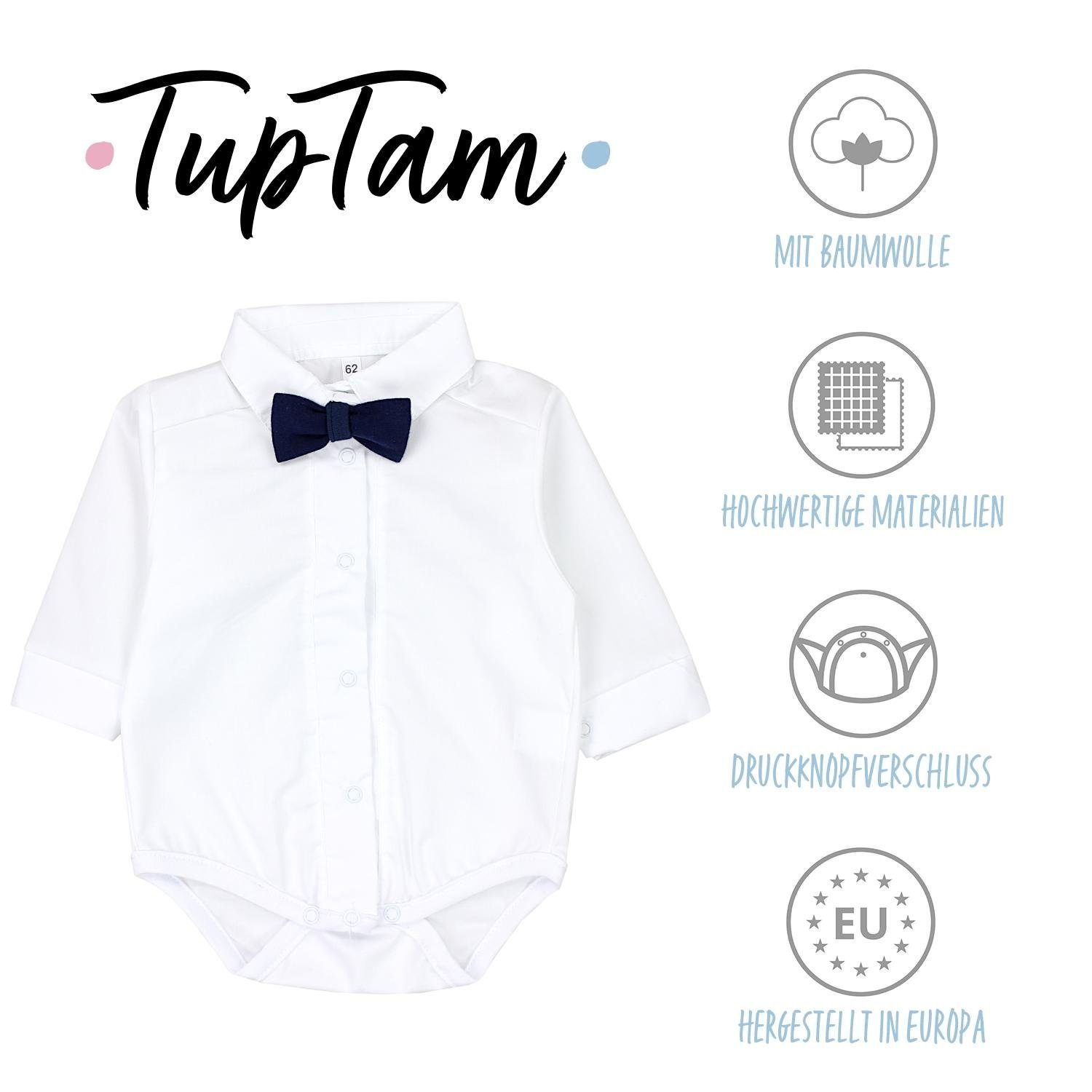 TupTam Langarmbody TupTam Jungen Baby Hemd-Body Langarm mit Kragen