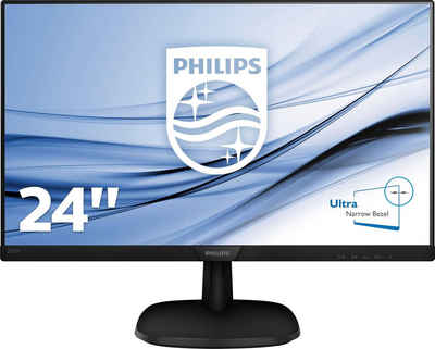 Philips 243V7QDAB LCD-Monitor (61 cm/24 ", 1920 x 1080 px, Full HD, 5 ms Reaktionszeit, 60 Hz, IPS)