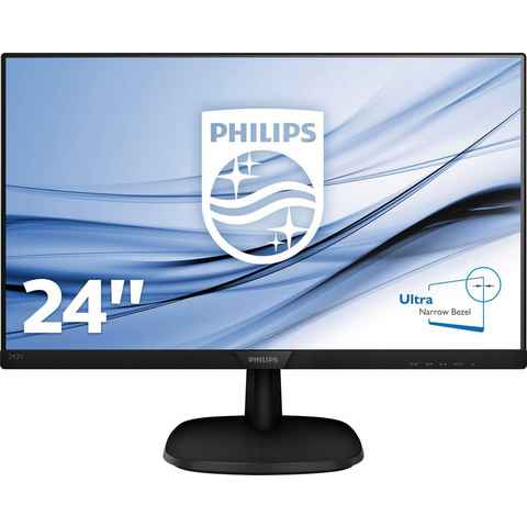 Philips 243V7QDAB LCD-Monitor (61 cm/24 ", 1920 x 1080 px, Full HD, 5 ms Reaktionszeit, 60 Hz, IPS)