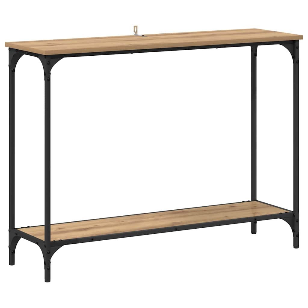 vidaXL Beistelltisch Konsolentisch Artisan-Eiche 101 x 30,5 x 75 cm Holzwerkstoff (1-St)