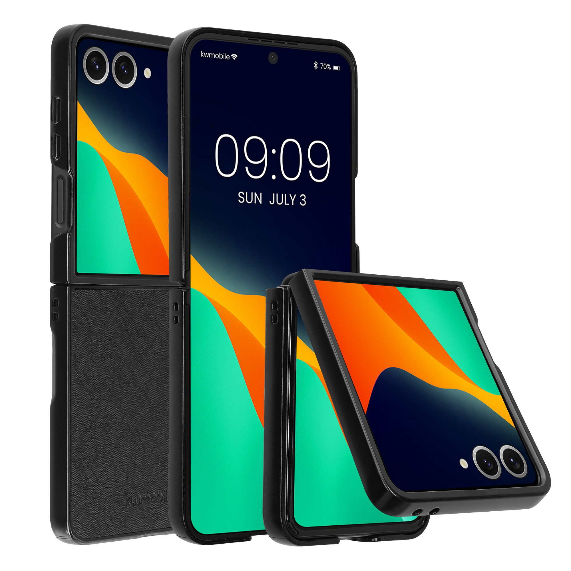 kwmobile Smartphone-Hülle Flip Hardcase für Samsung Galaxy Z Flip7, Hülle für Foldable Handy - Handyhülle