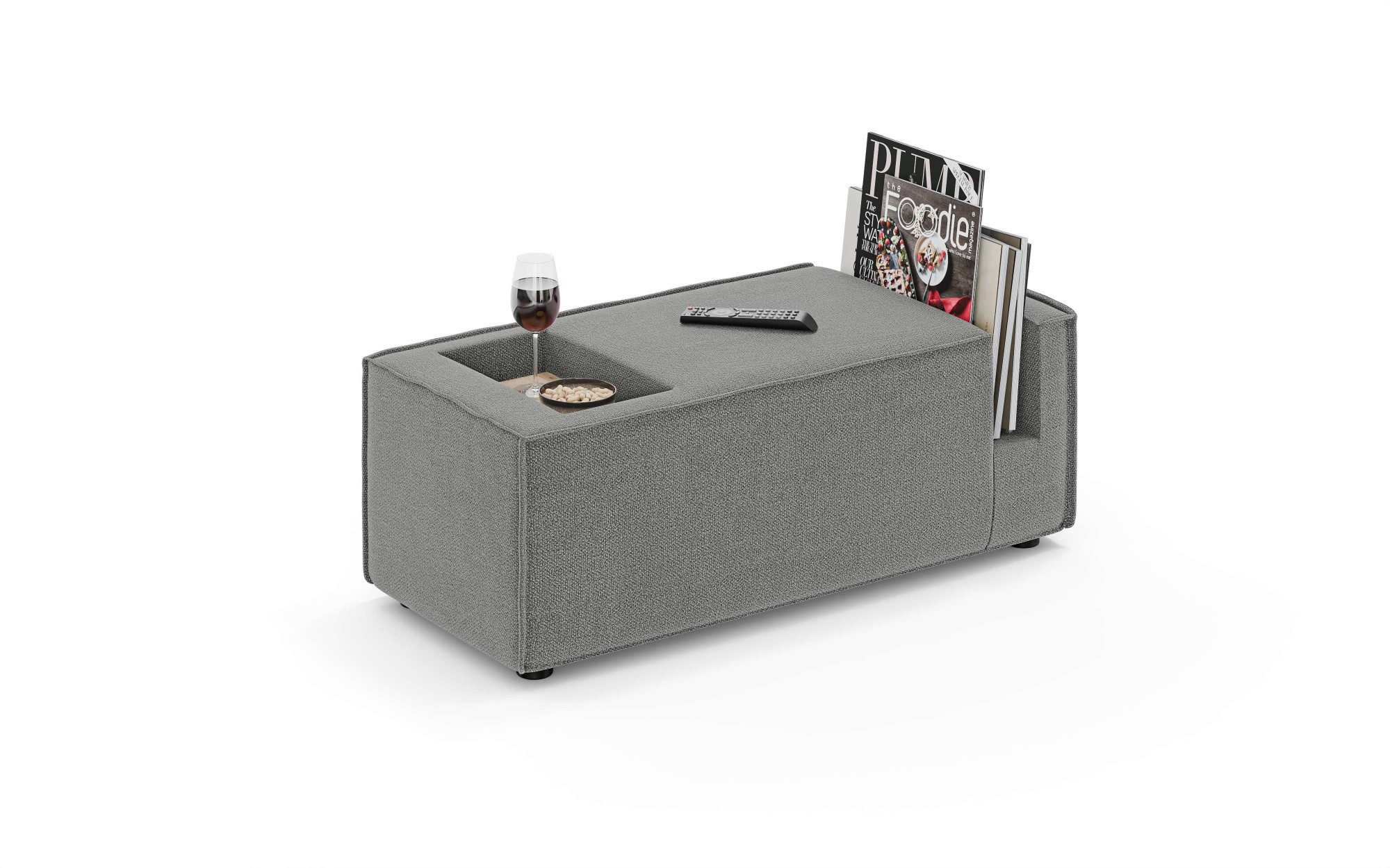 Sofaelement HAILY Tisch für das Modulsofa, Maße B/T/H: 45/100/37 cm