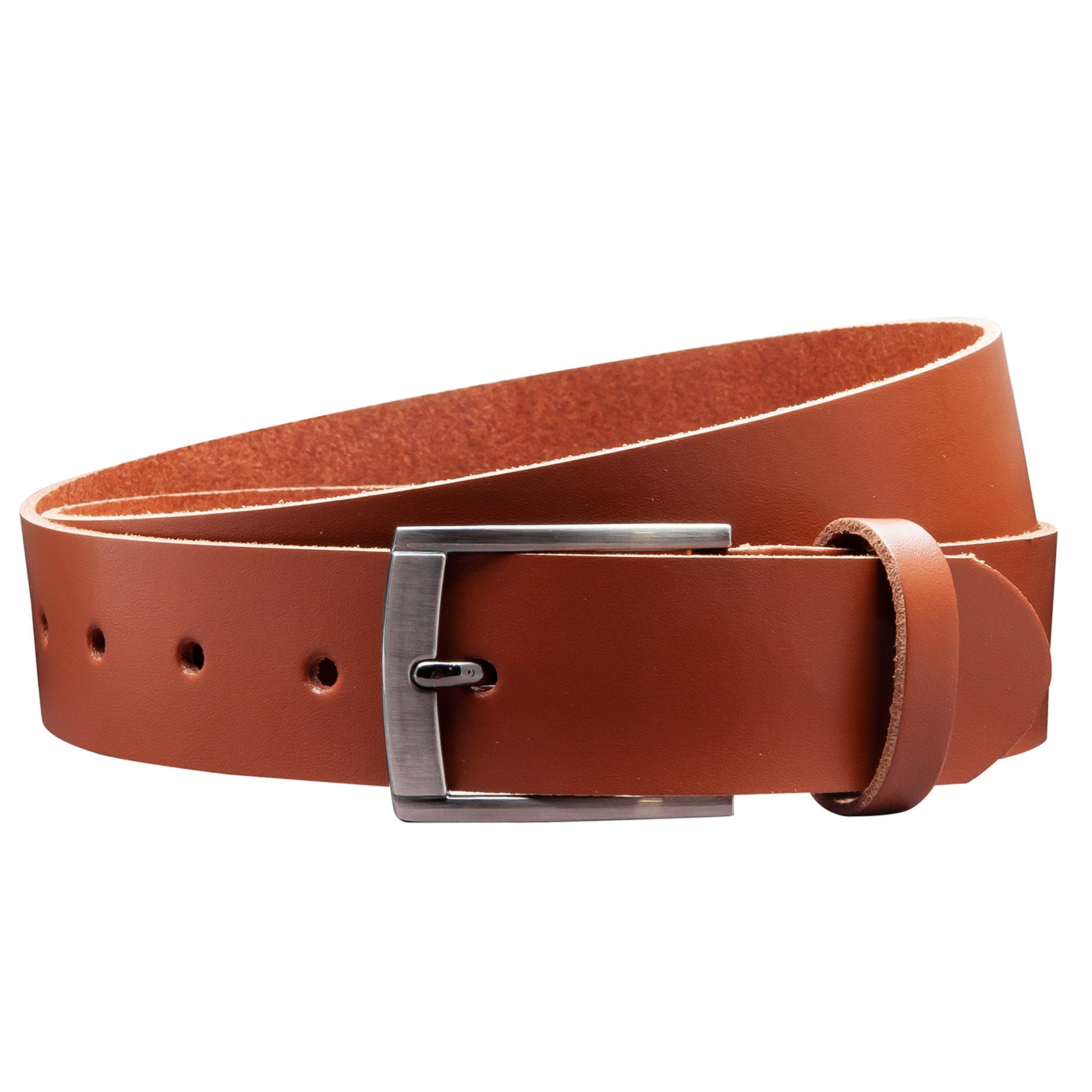 COLOGNEBELT Ledergürtel OM418-SL-Cognac MADE IN GERMANY, günstig online kaufen