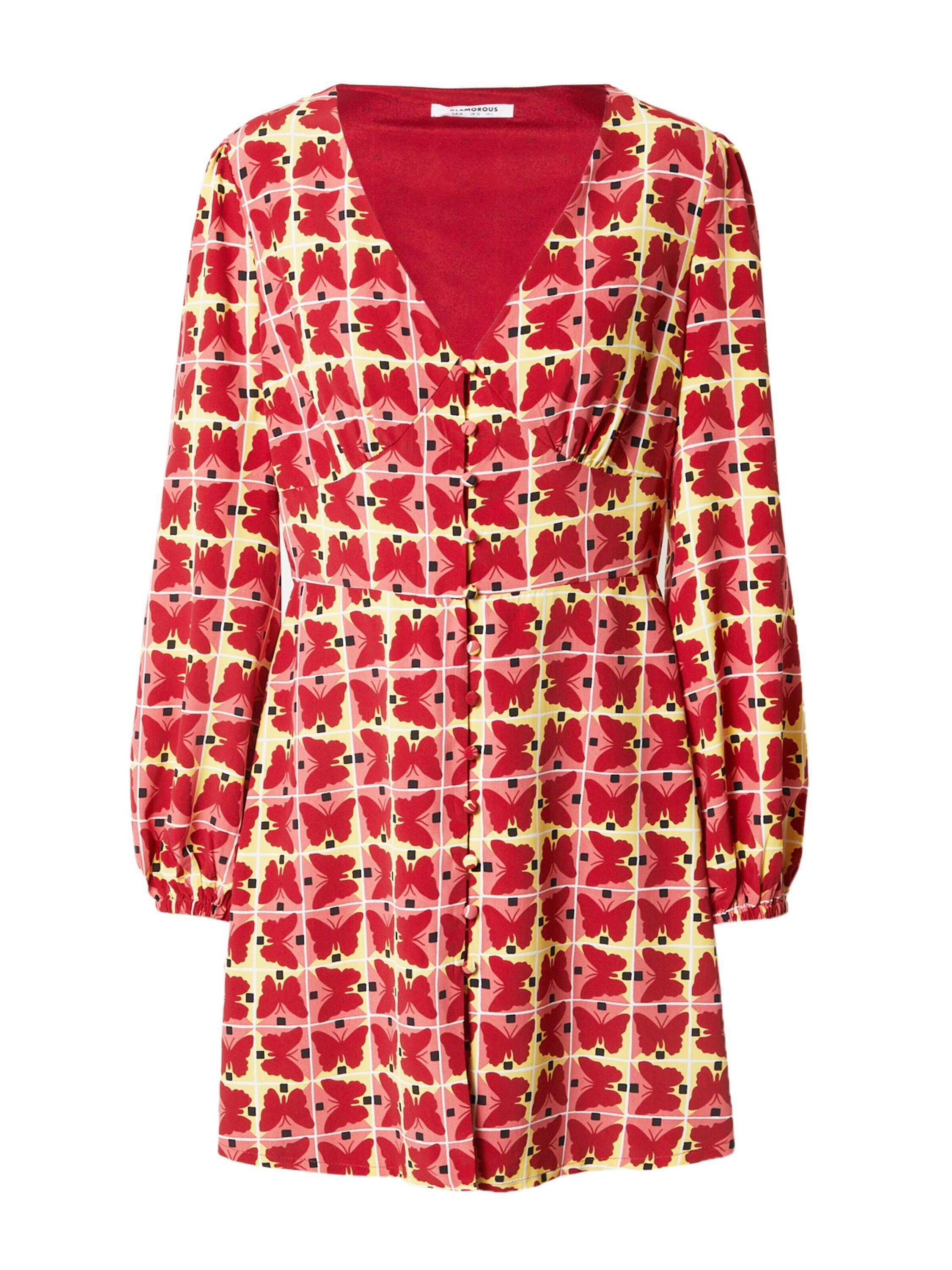 Glamorous Cocktailkleid (1-tlg) Drapiert/gerafft
