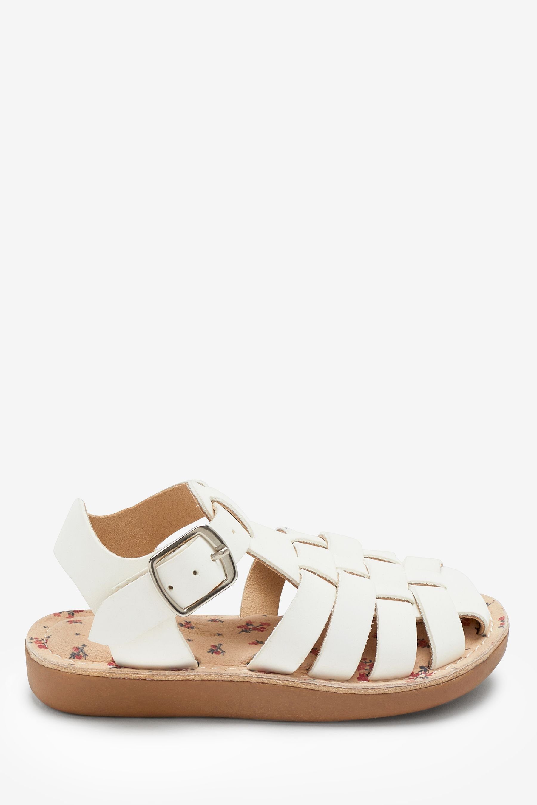 Next Fischersandalen aus Leder Sandale White (1-tlg)