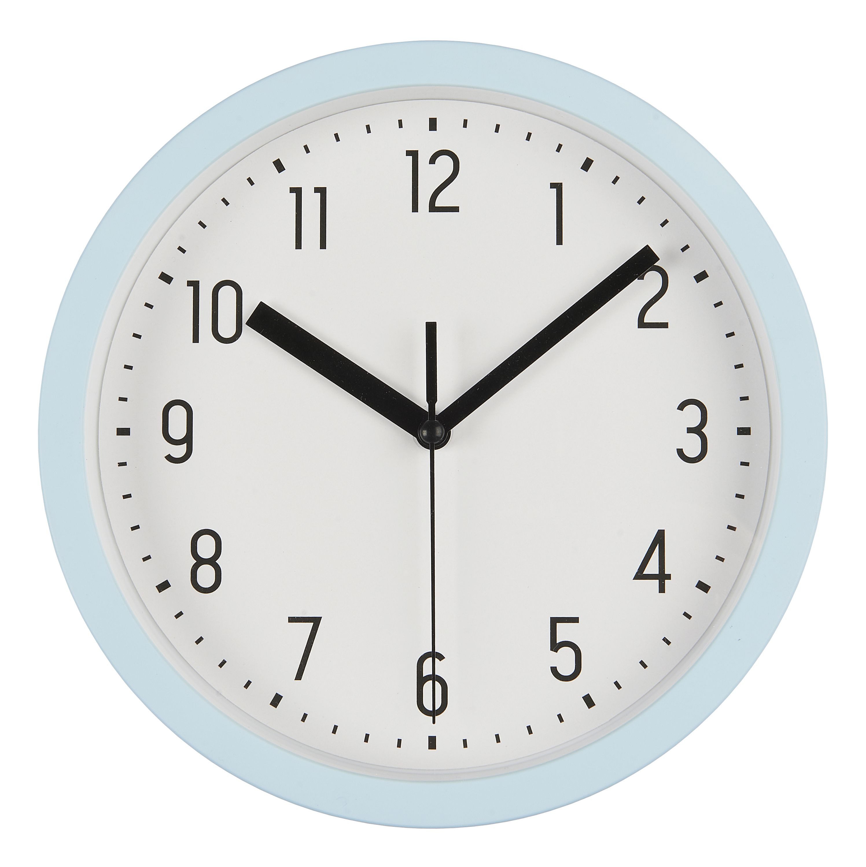 Ib Laursen Wanduhr Ib Laursen - Wanduhr Ø 20 cm Türkis Kunststoff 9706-23