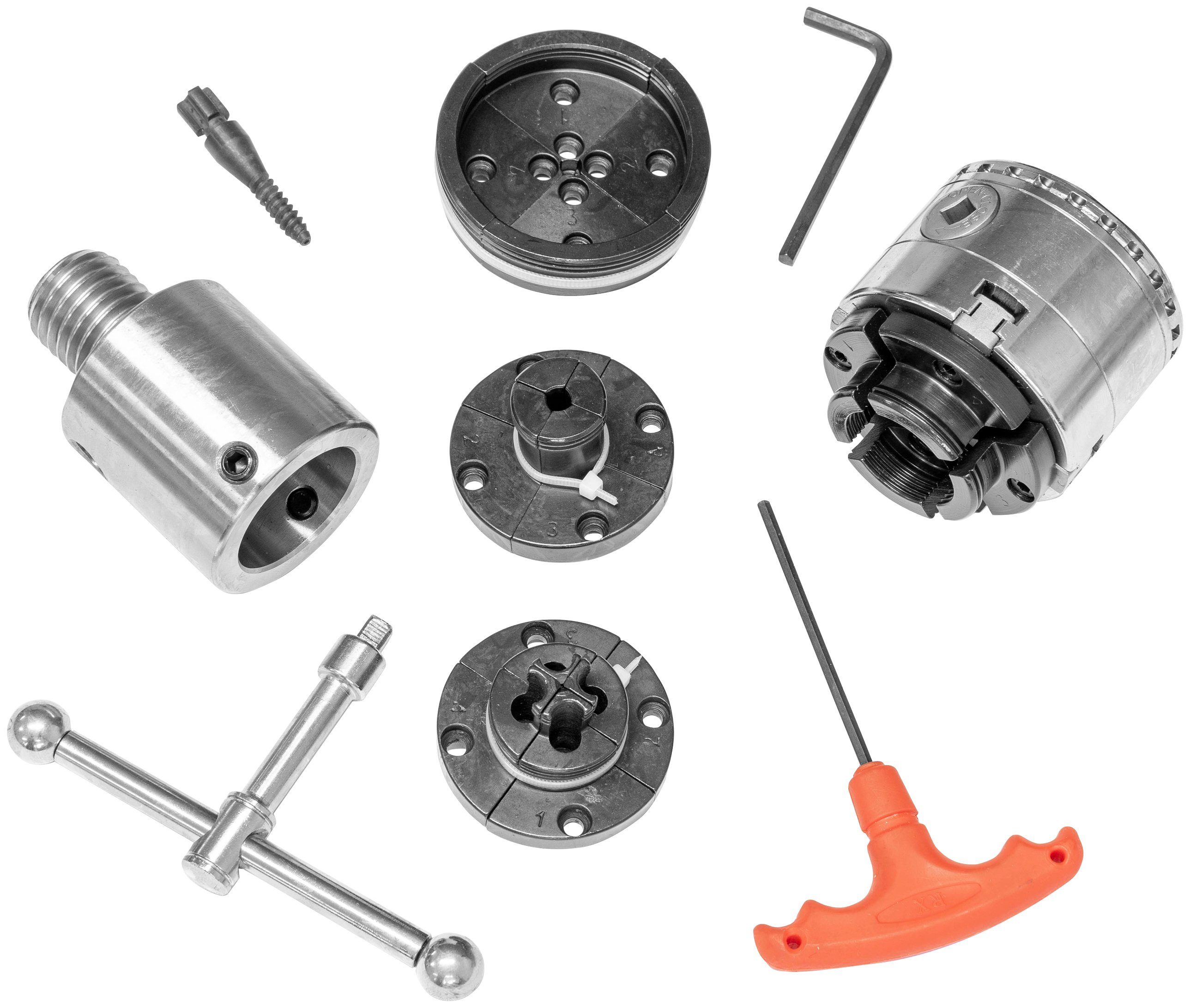 Holzmann Drechselbank Grundset DP65, 4-tlg. Zoll 2-1/2