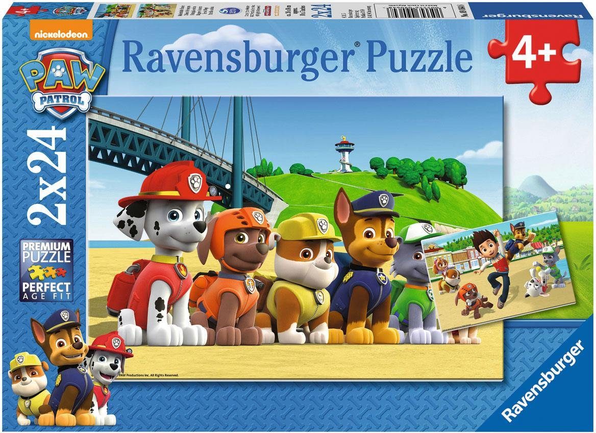 Ravensburger Puzzle Paw Patrol Heldenhafte Hunde, 28 Puzzleteile, Made in Europe, FSC® - schützt Wald - weltweit