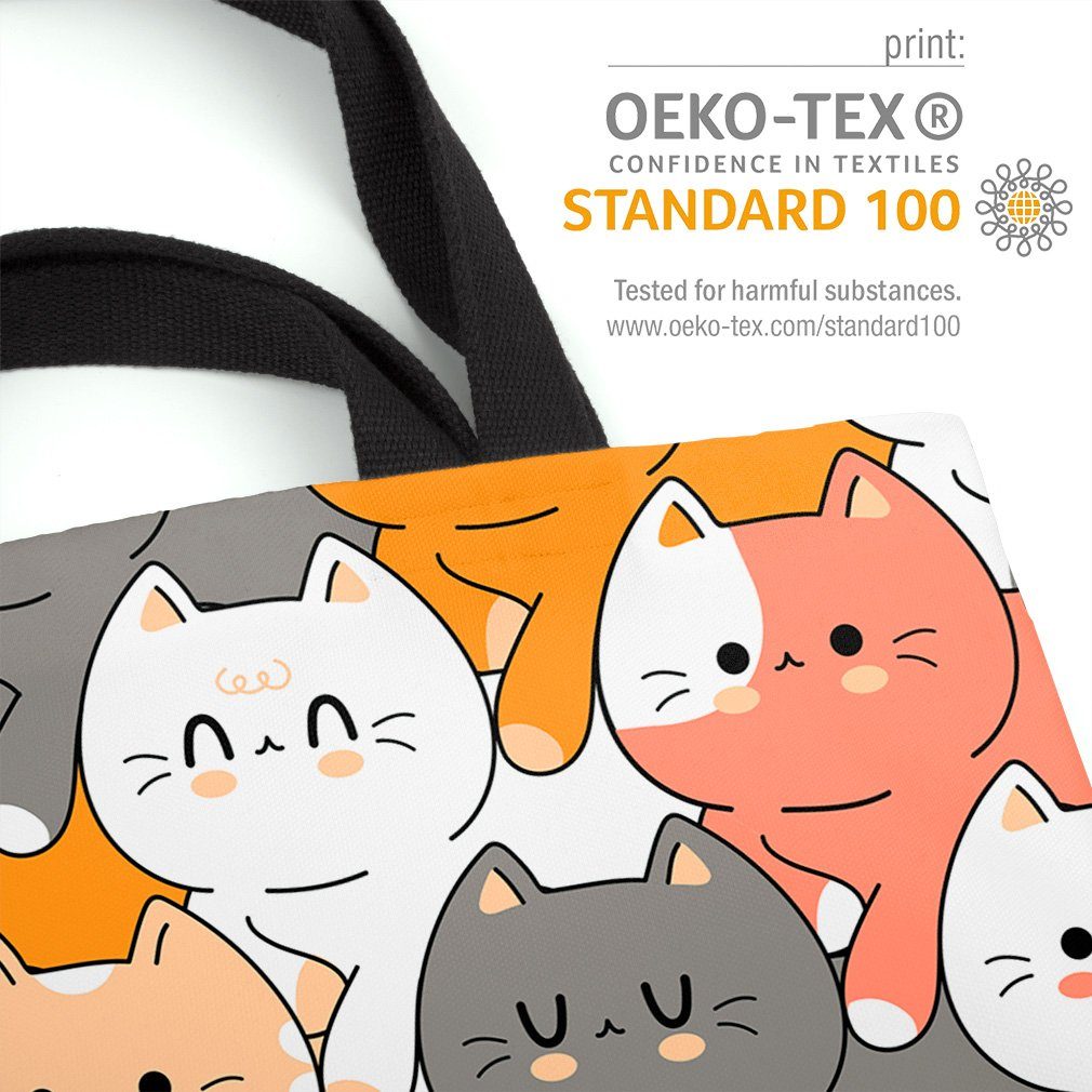 VOID Henkeltasche (1-tlg), Manga Anime Haustiger kat Bande Haustier Tiger Katze Katzen Spielzeug
