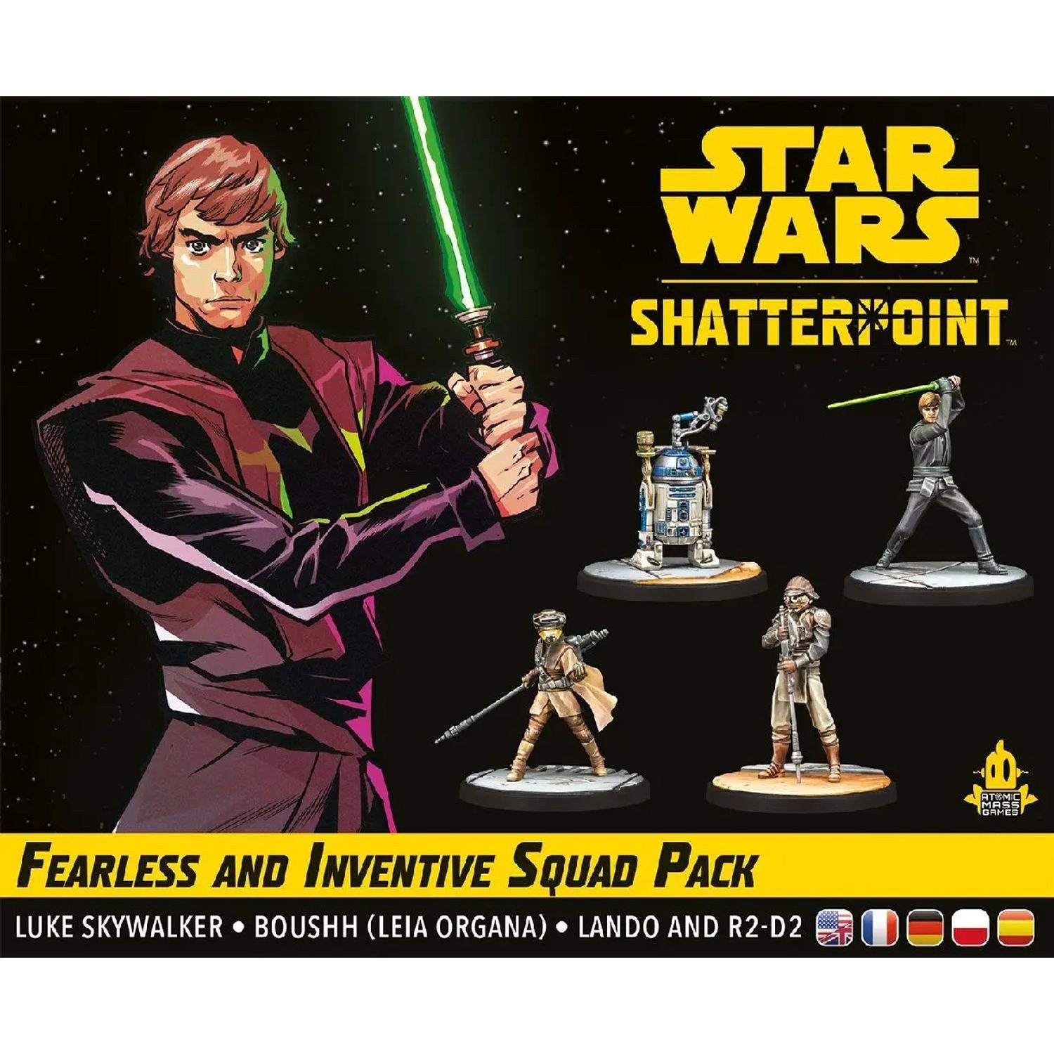 Atomic Mass Games Spiel Star Wars: Shatterpoint Fearless and Inventive Squad Pack