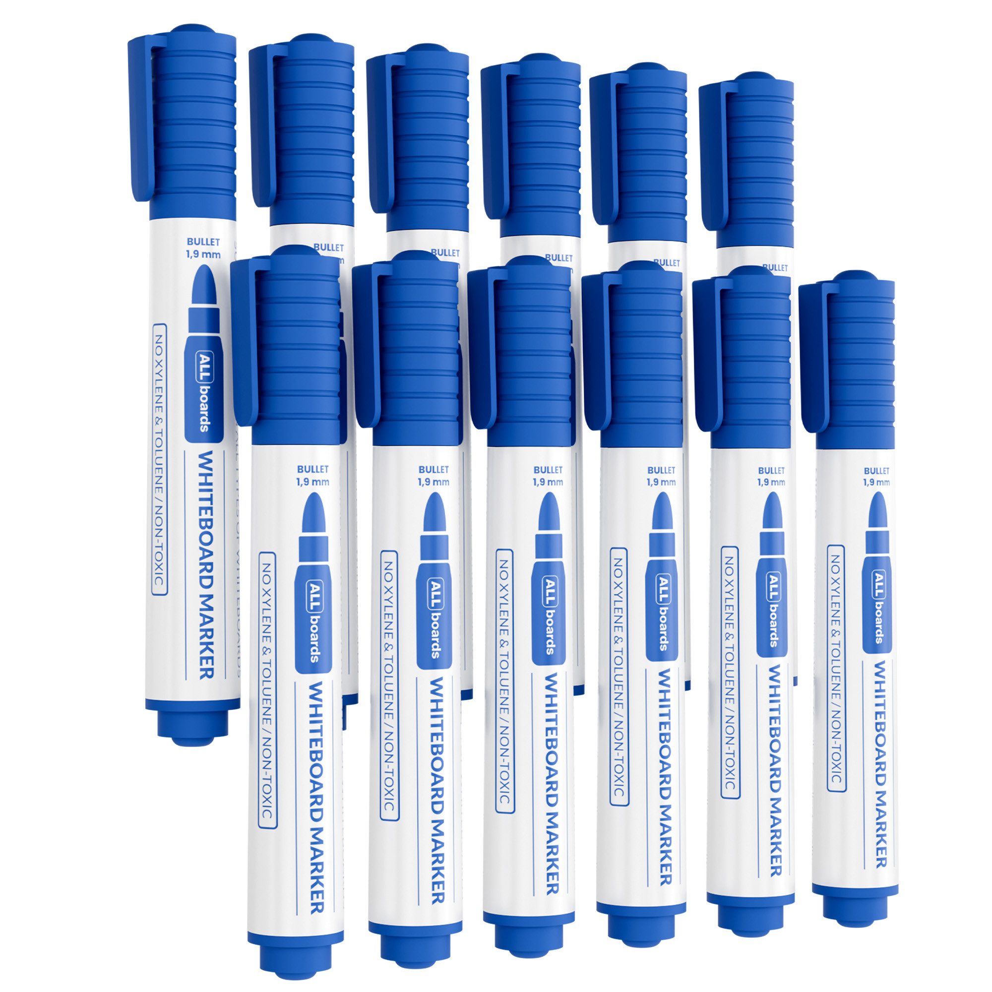 ALLboards Whiteboard Marker ALLboards Whiteboard-Marker-Set – 12 Stück