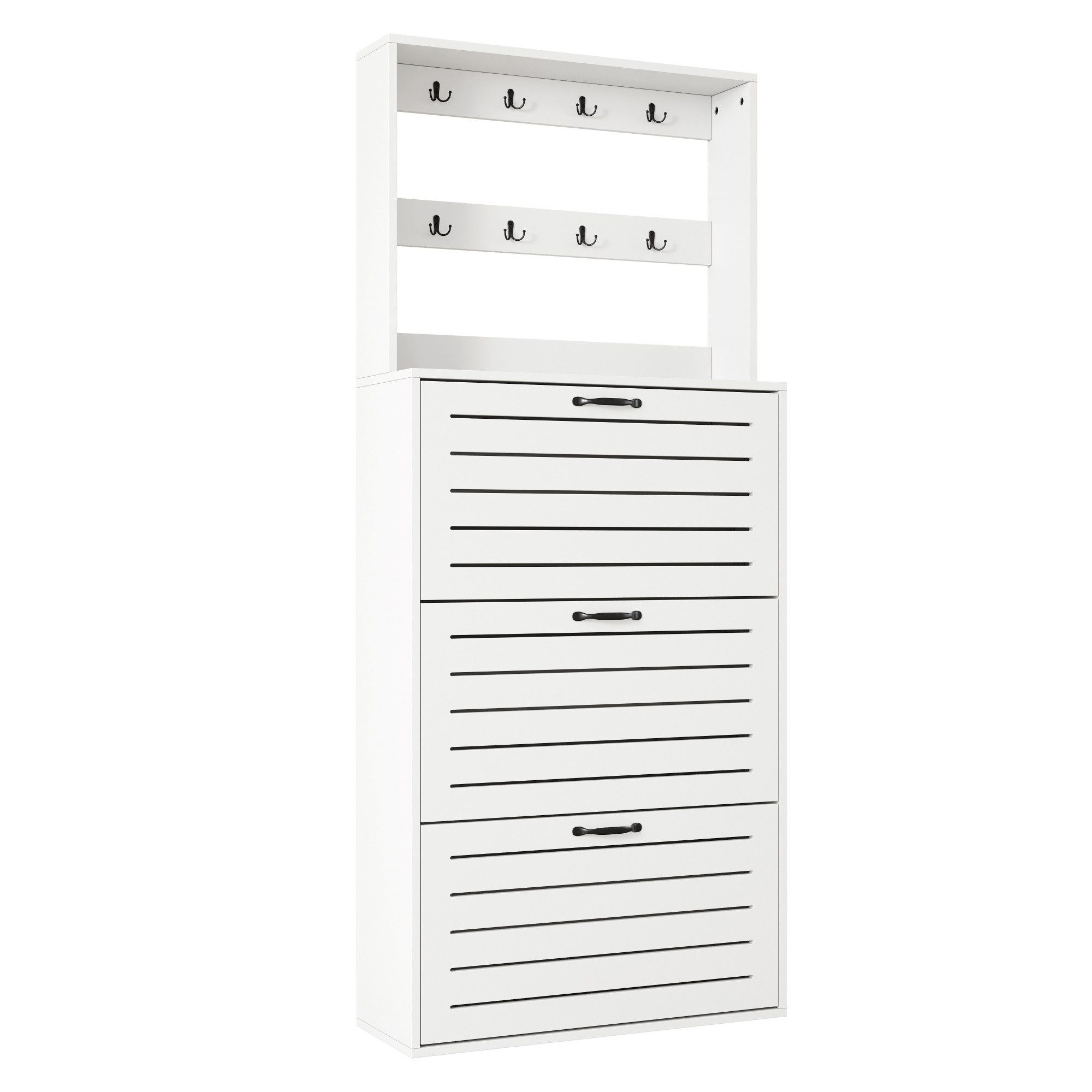 BlingBin Schuhschrank Schuhregal Schuhkipper (1-St., bietet Platz für 15 Pa günstig online kaufen