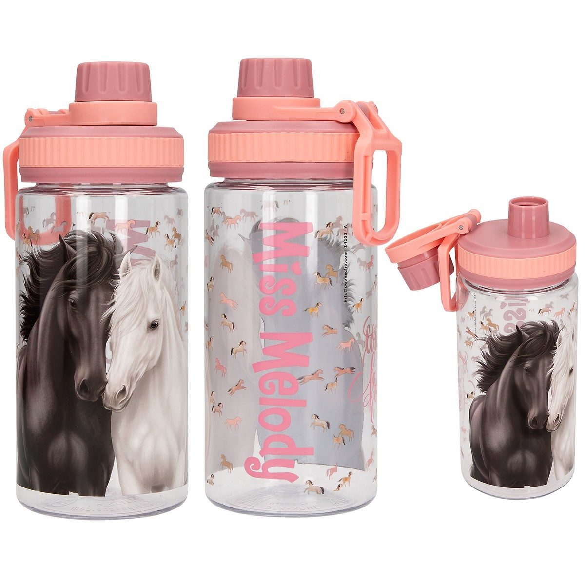 Depesche Trinkflasche DEPESCHE Miss Melody Trinkflasche Blossom Pony 500ml