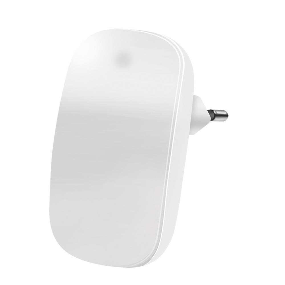 LogiLink LED Nachtlicht LED014, mit Dämmerungssensor, oval, 3014 LED x2, warmweiß