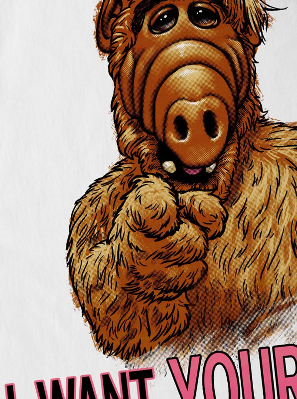 style3 T-Shirt I Want Your Cat alf der außerirdische melmac sitcom katzen günstig online kaufen