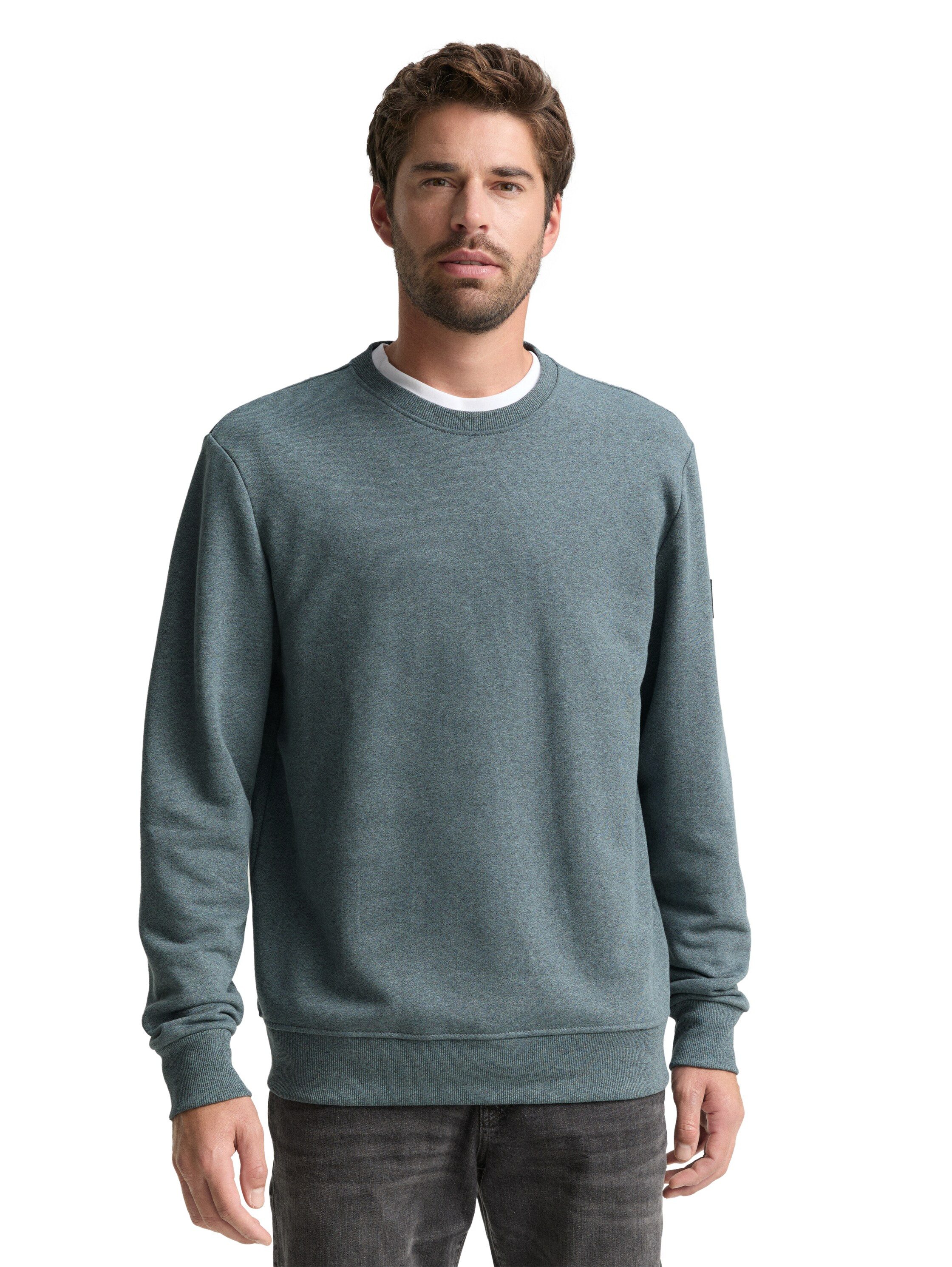 TOM TAILOR Sweatshirt mit Logo Stickerei am Arm