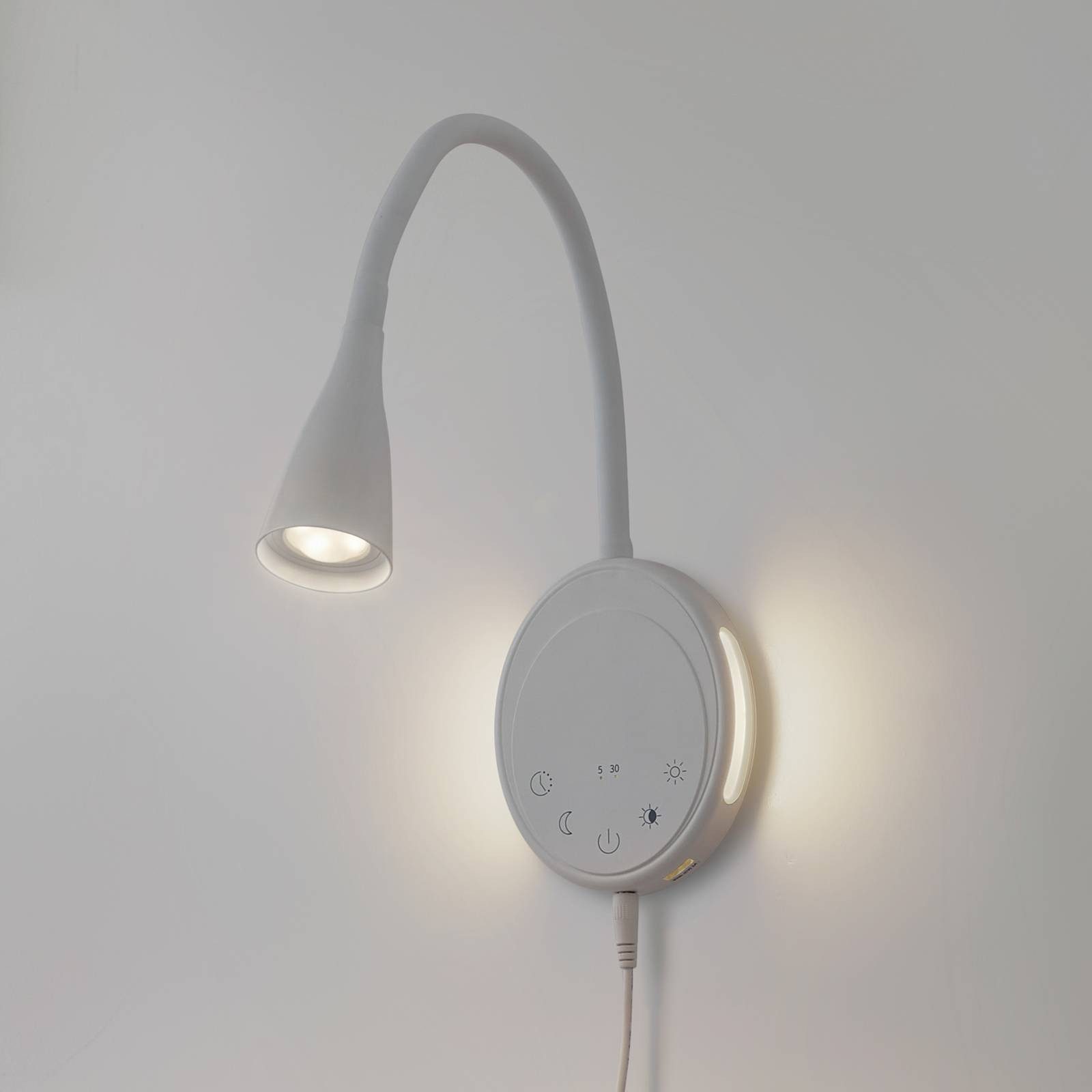 Lindby Wandleuchte Zayna, Enthalten, 1 x 5,2 W LED, Farbwechsel warmweiß / tageslicht