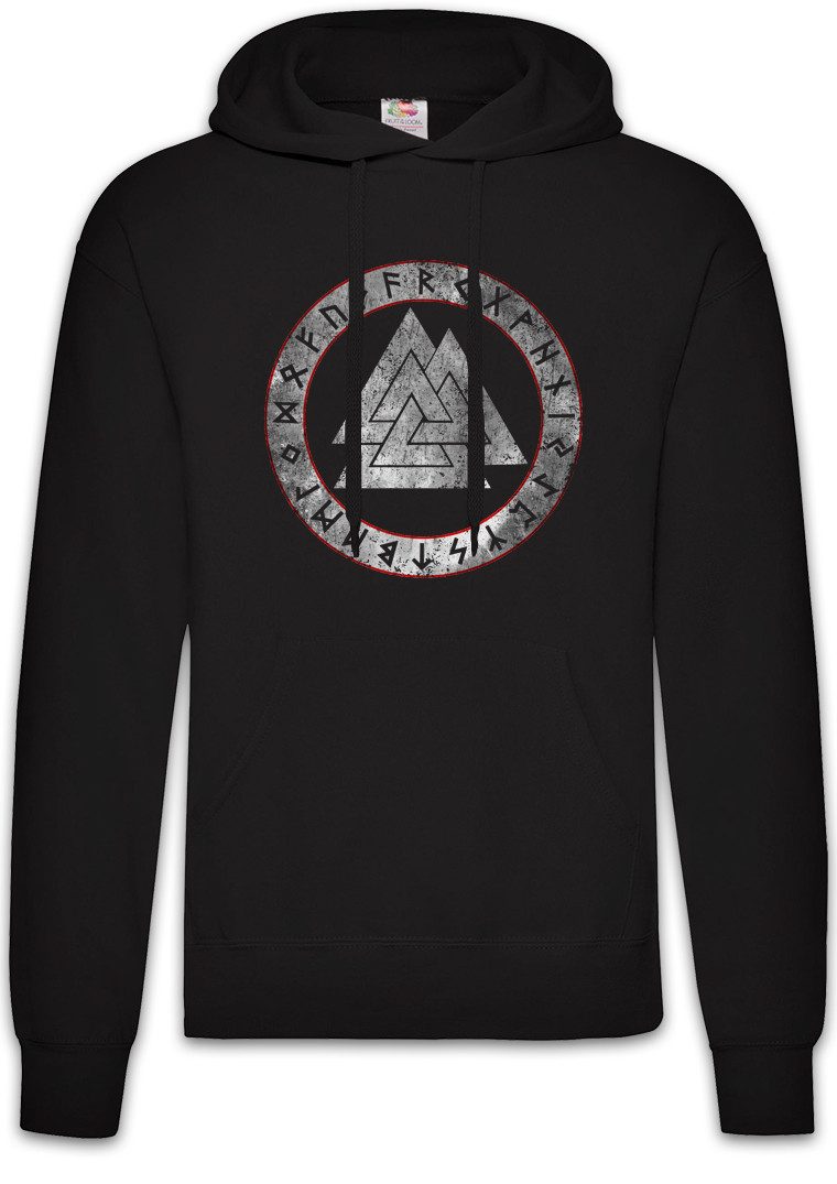 Urban Backwoods Hoodie Viking Runes Herren Hoodie Wotansknoten Paganism Thor Heidentum Odin (1-tlg) Newpaganism Loki Midgard Wikinger